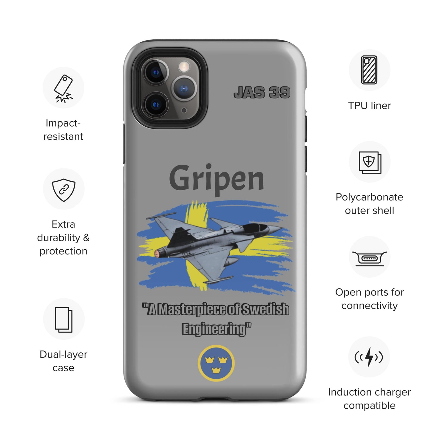 Gripen Patriot iPhone Case