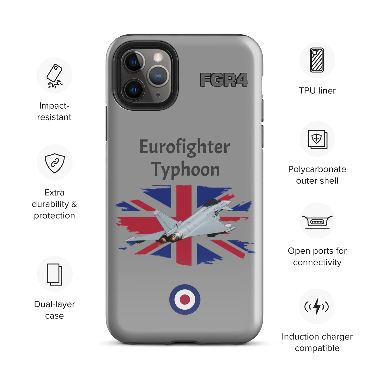 Typhoon Patriot iPhone Case (Without Quotes)