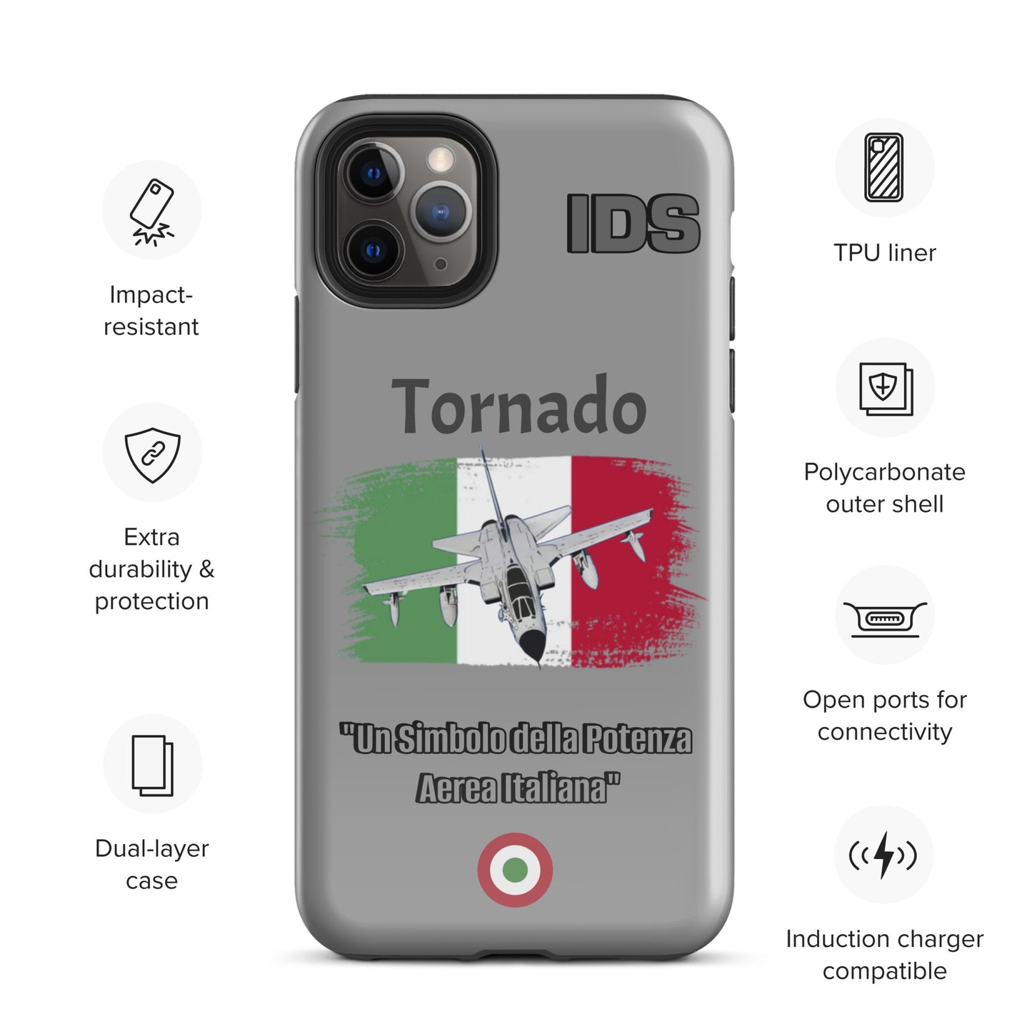 Italian Tornado Patriot iPhone Case