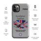 Black Jack Typhoon Patriot iPhone Case