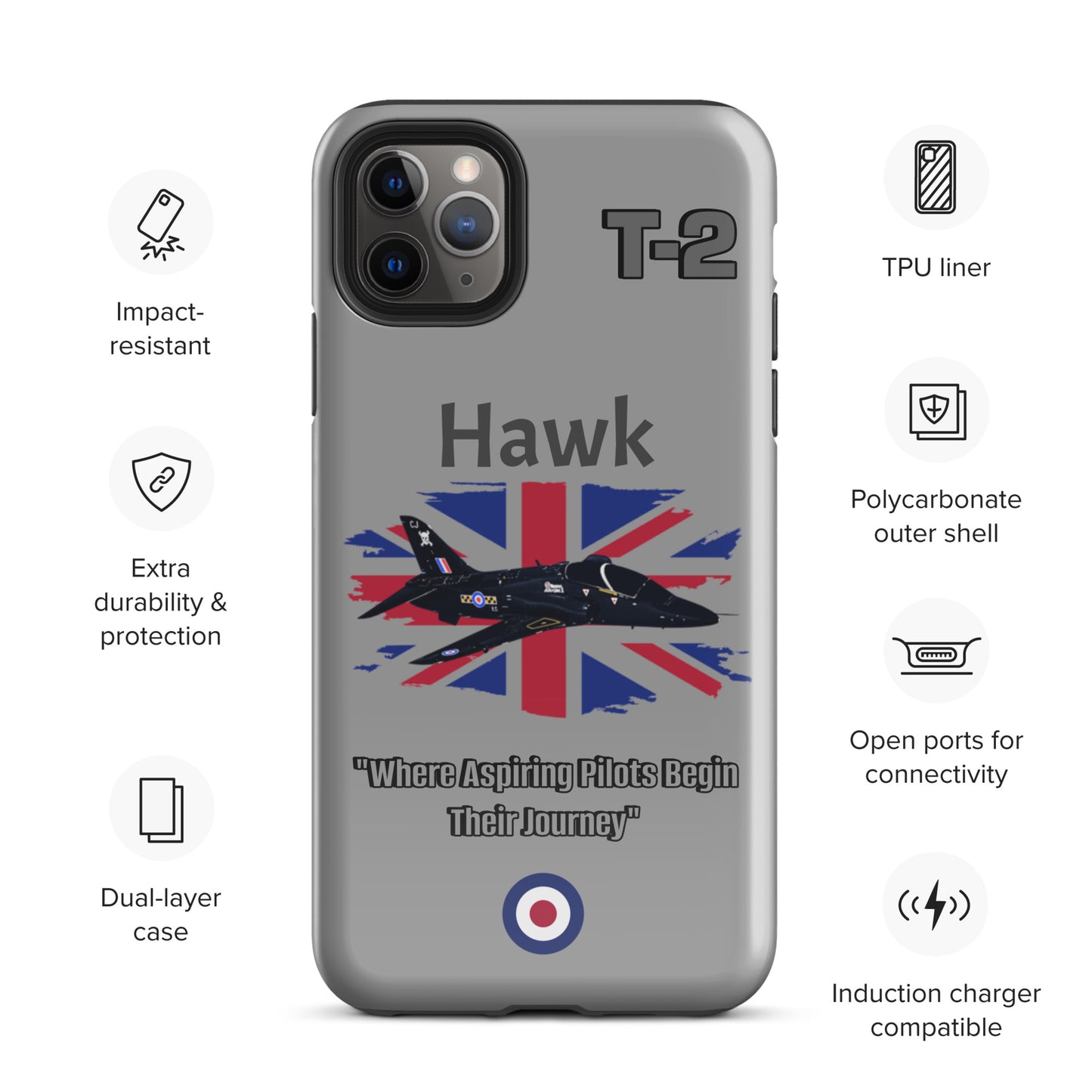 Hawk Patriot iPhone Case