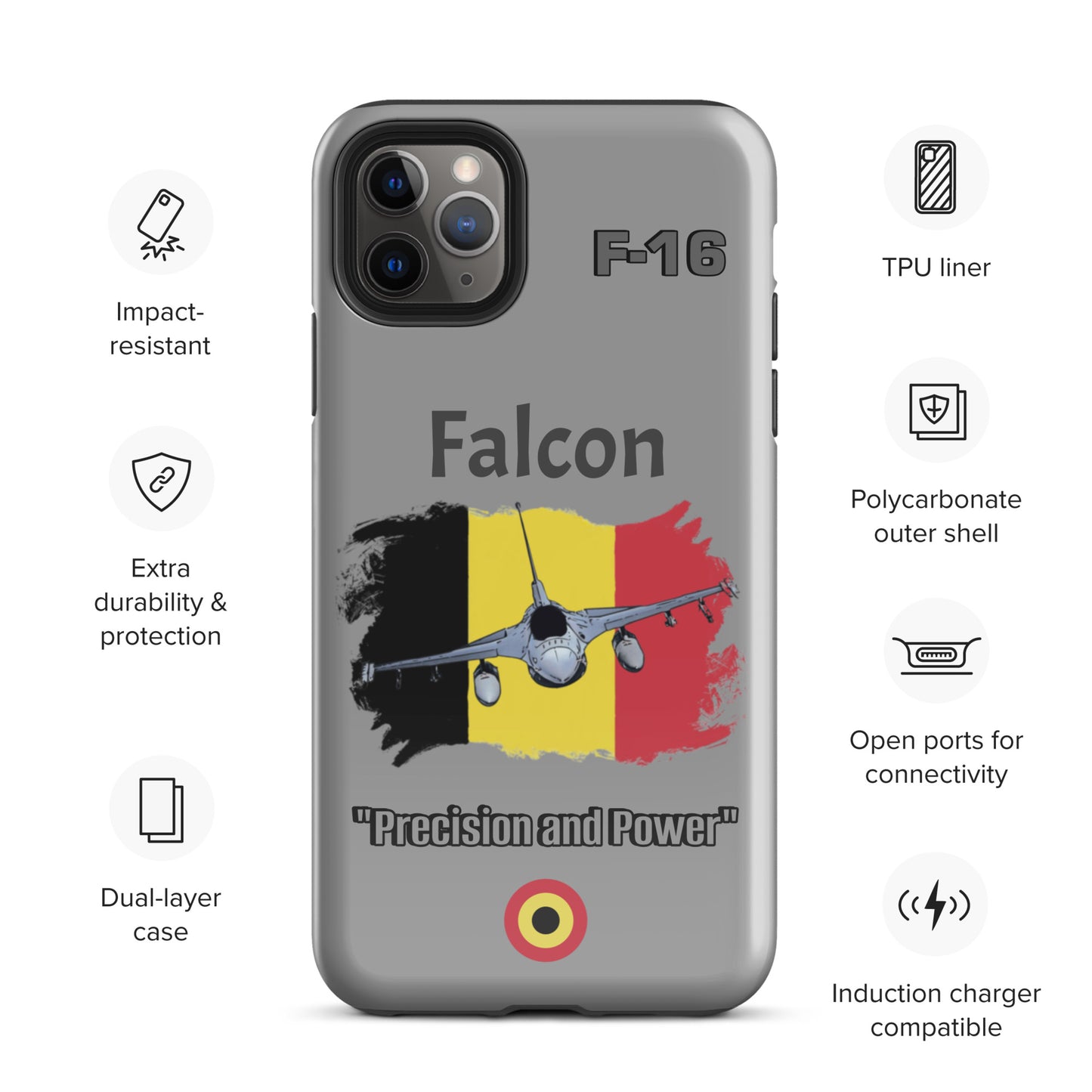 Belgium Falcon Patriot iPhone Case