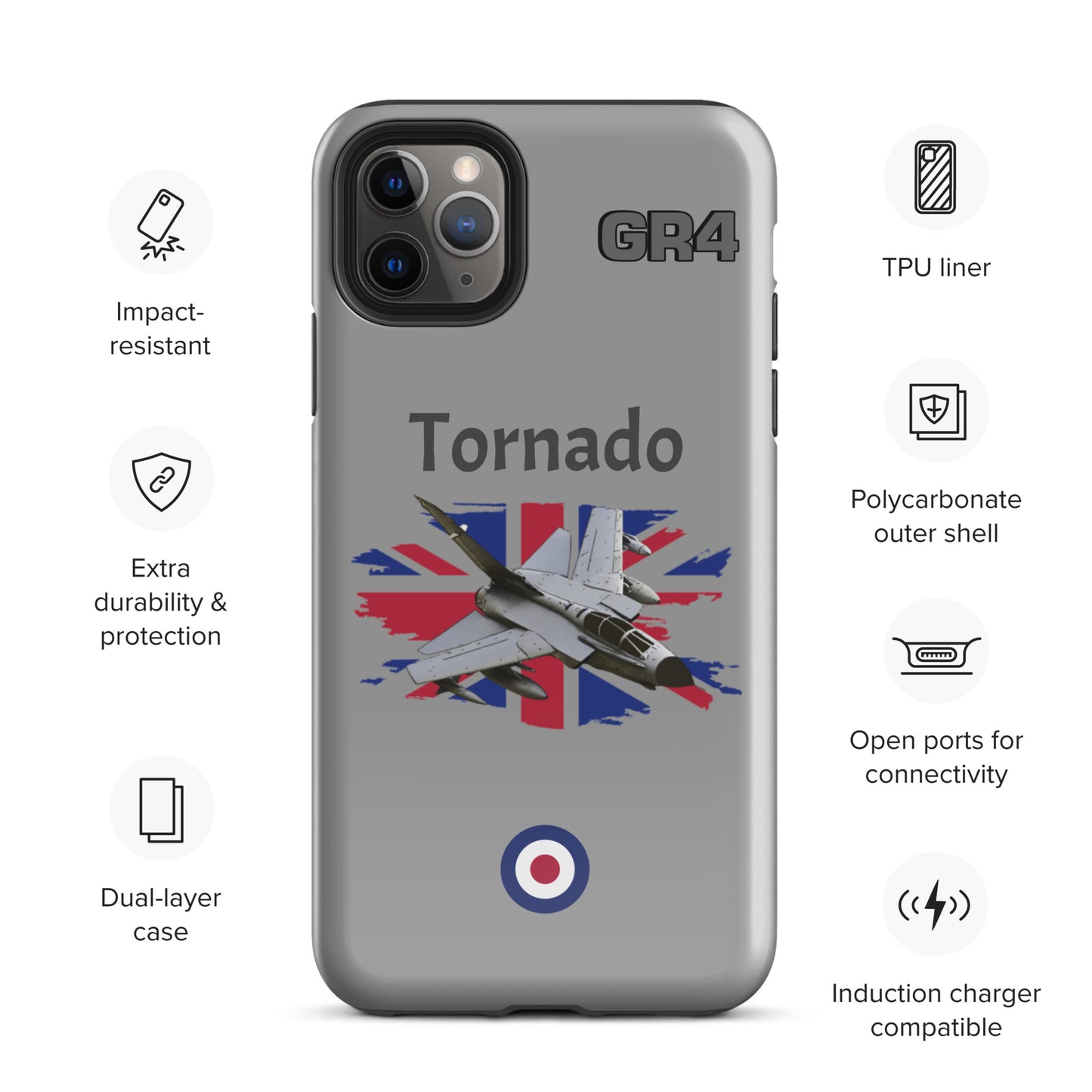 British Tornado Patriot iPhone Case (Without Quotes)