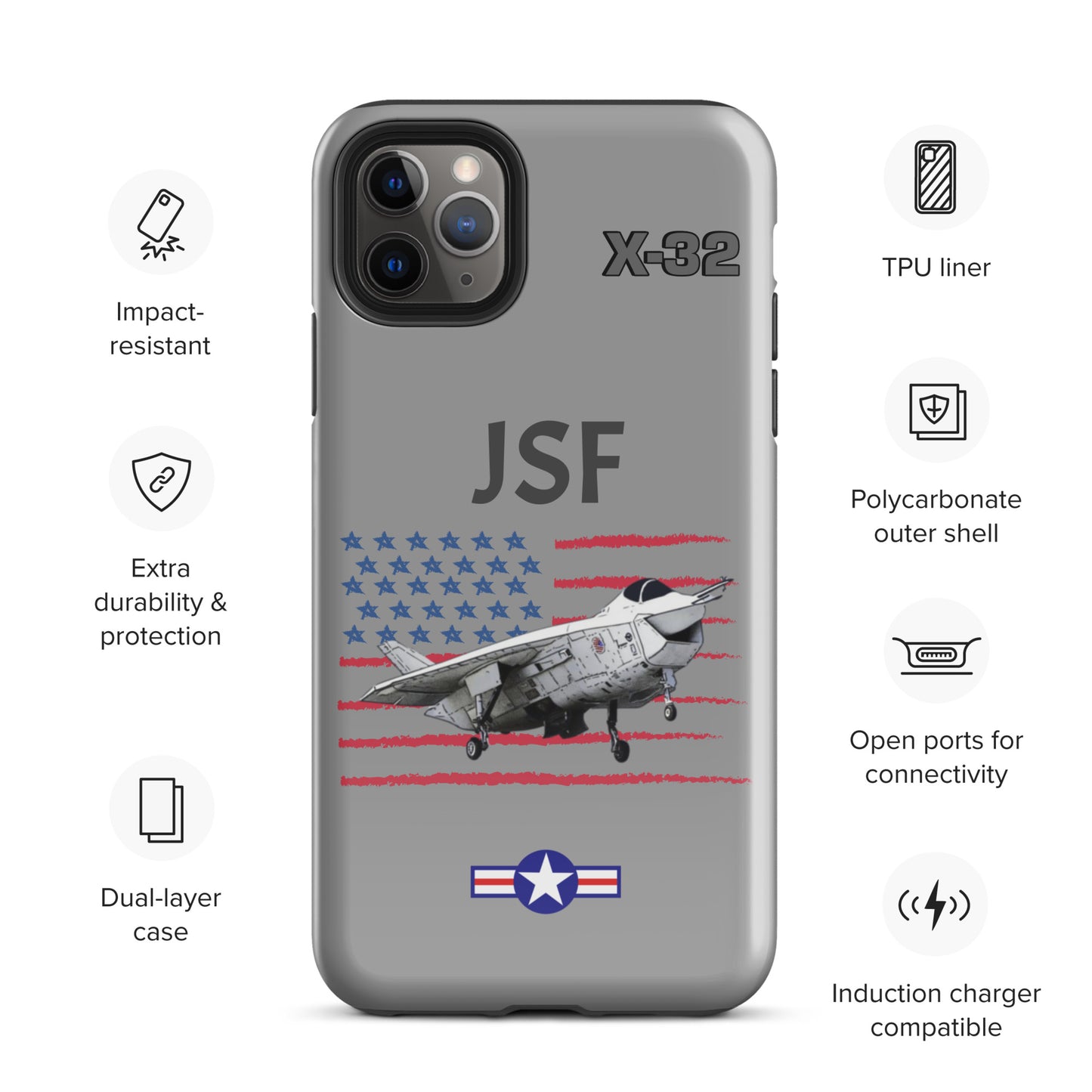 JSF Patriot iPhone Case (Without Quotes)