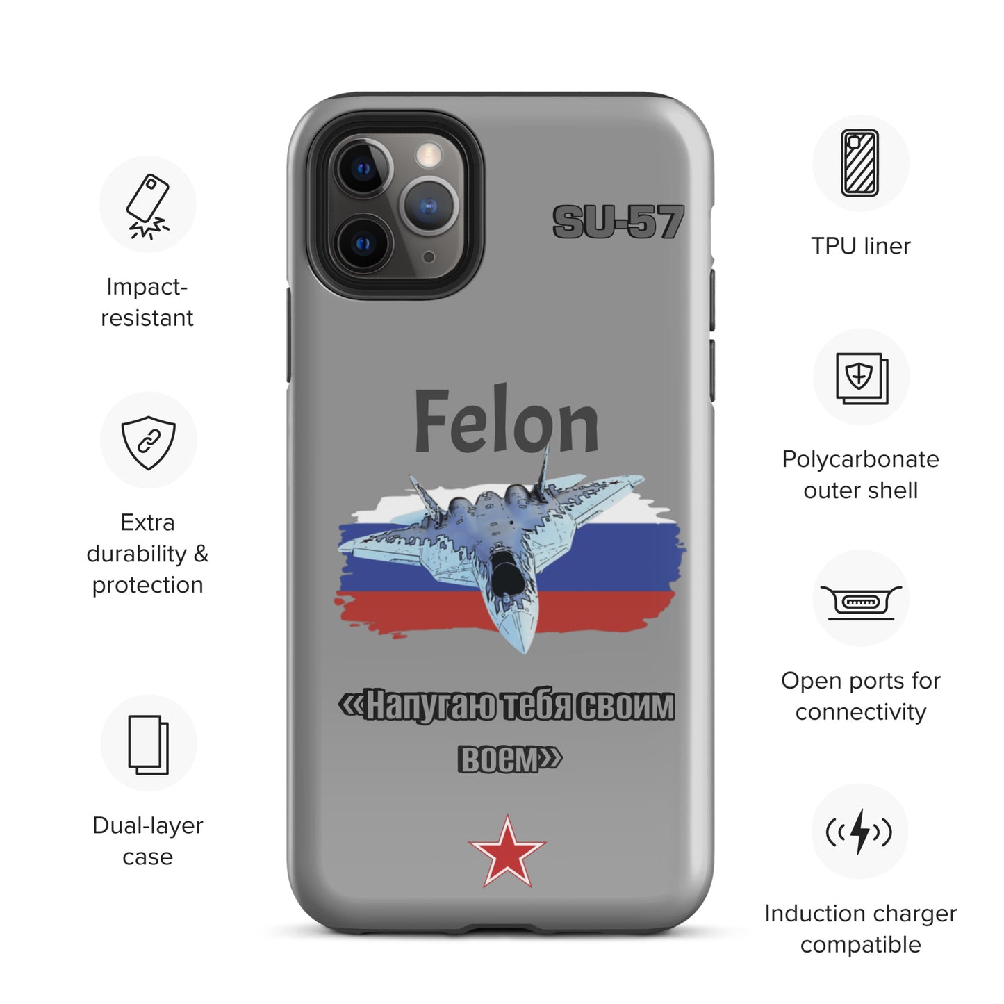 Felon Patriot iPhone Case