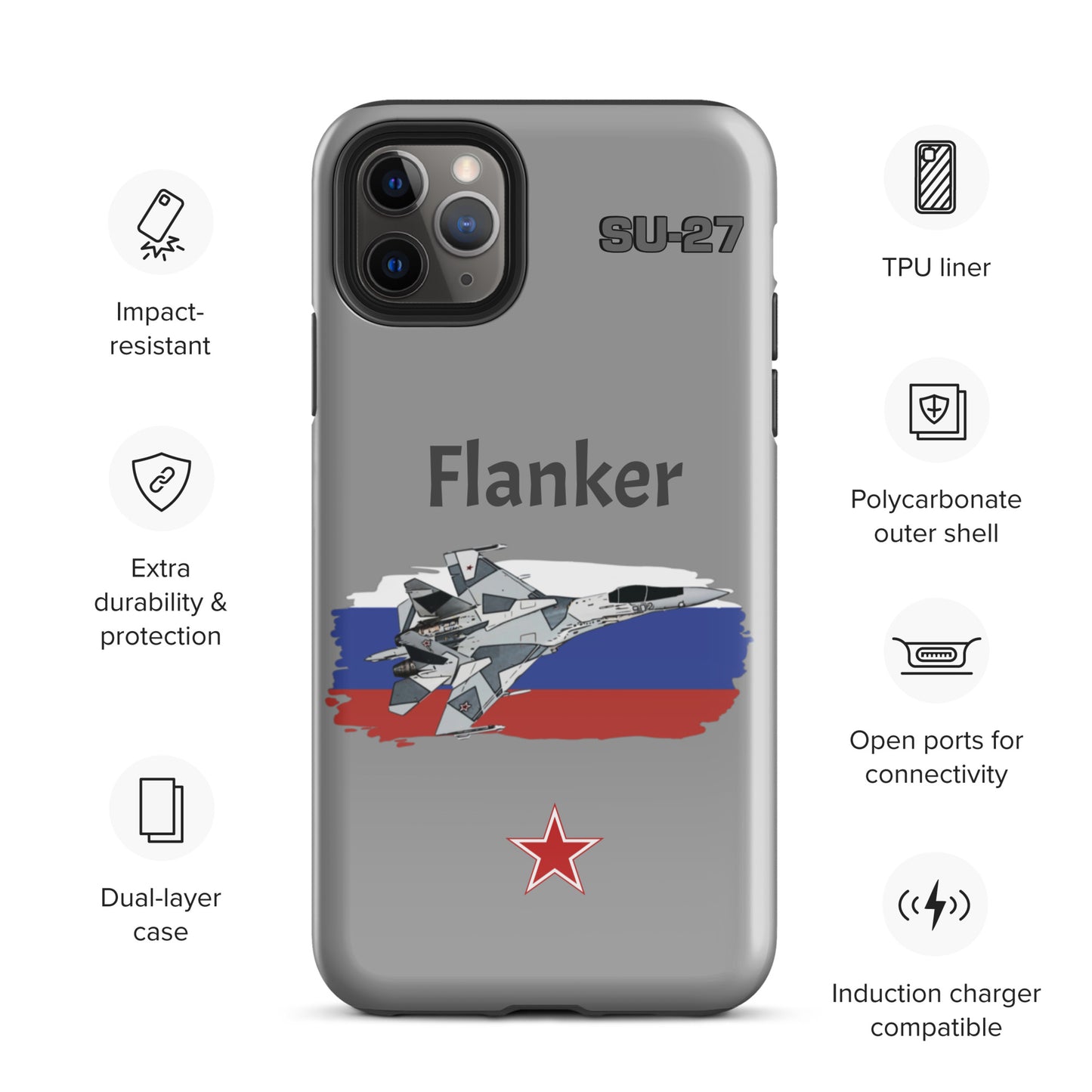 Flanker Patriot iPhone Case (Without Quotes)