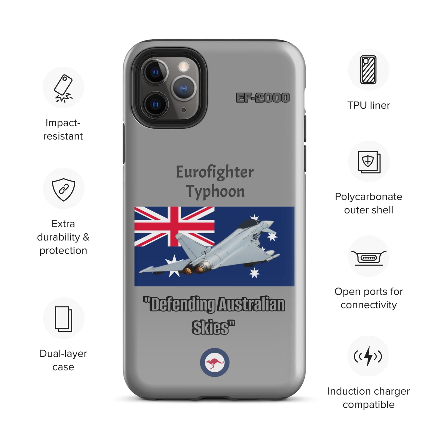 Australian Typhoon Patriot iPhone Case