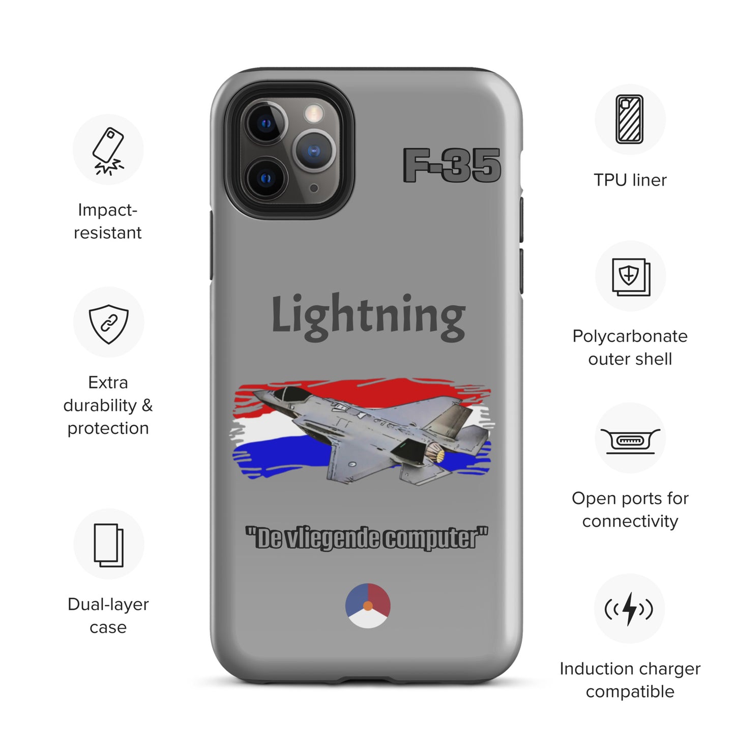 Dutch Lightning Patriot iPhone Case