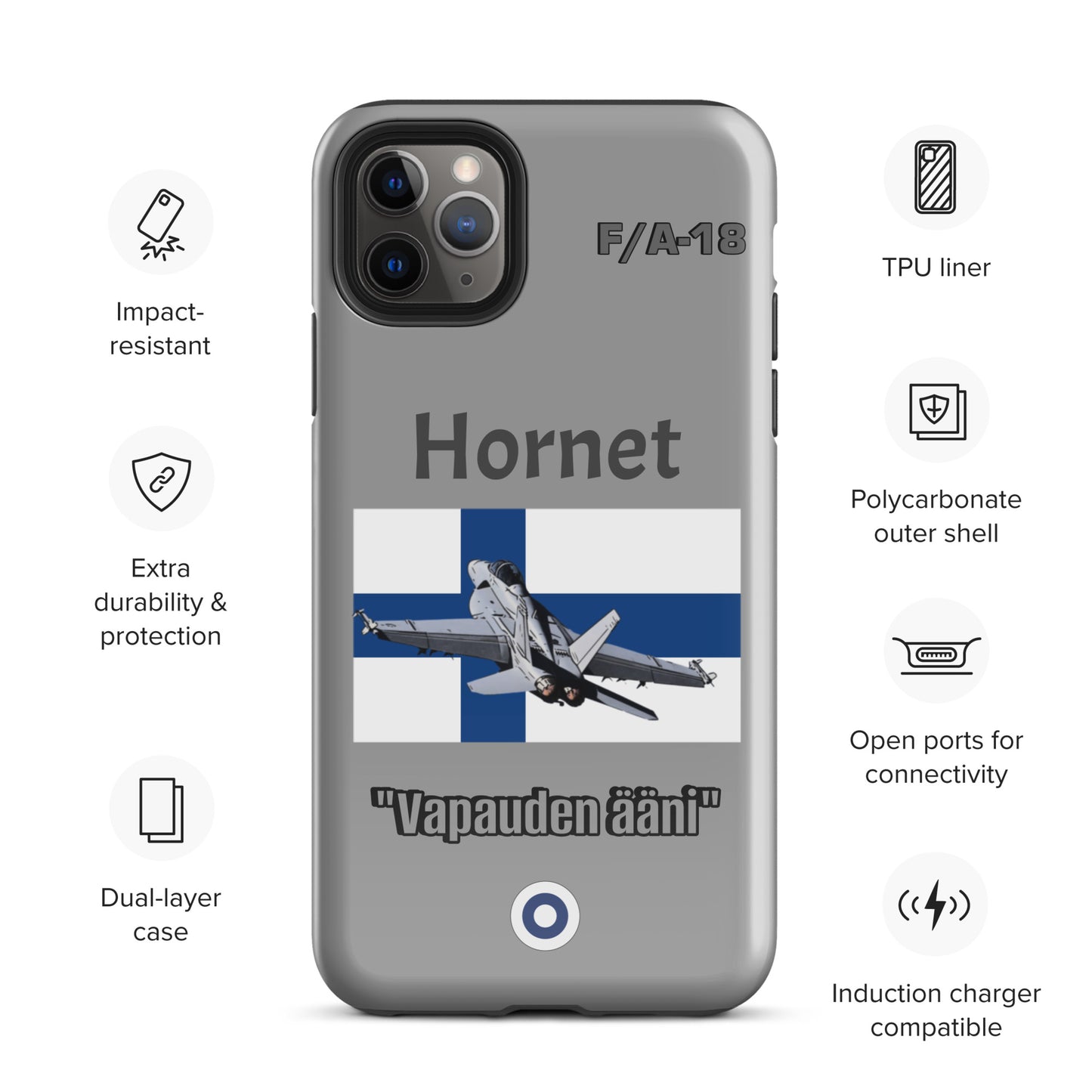 Finnish Hornet Patriot iPhone Case