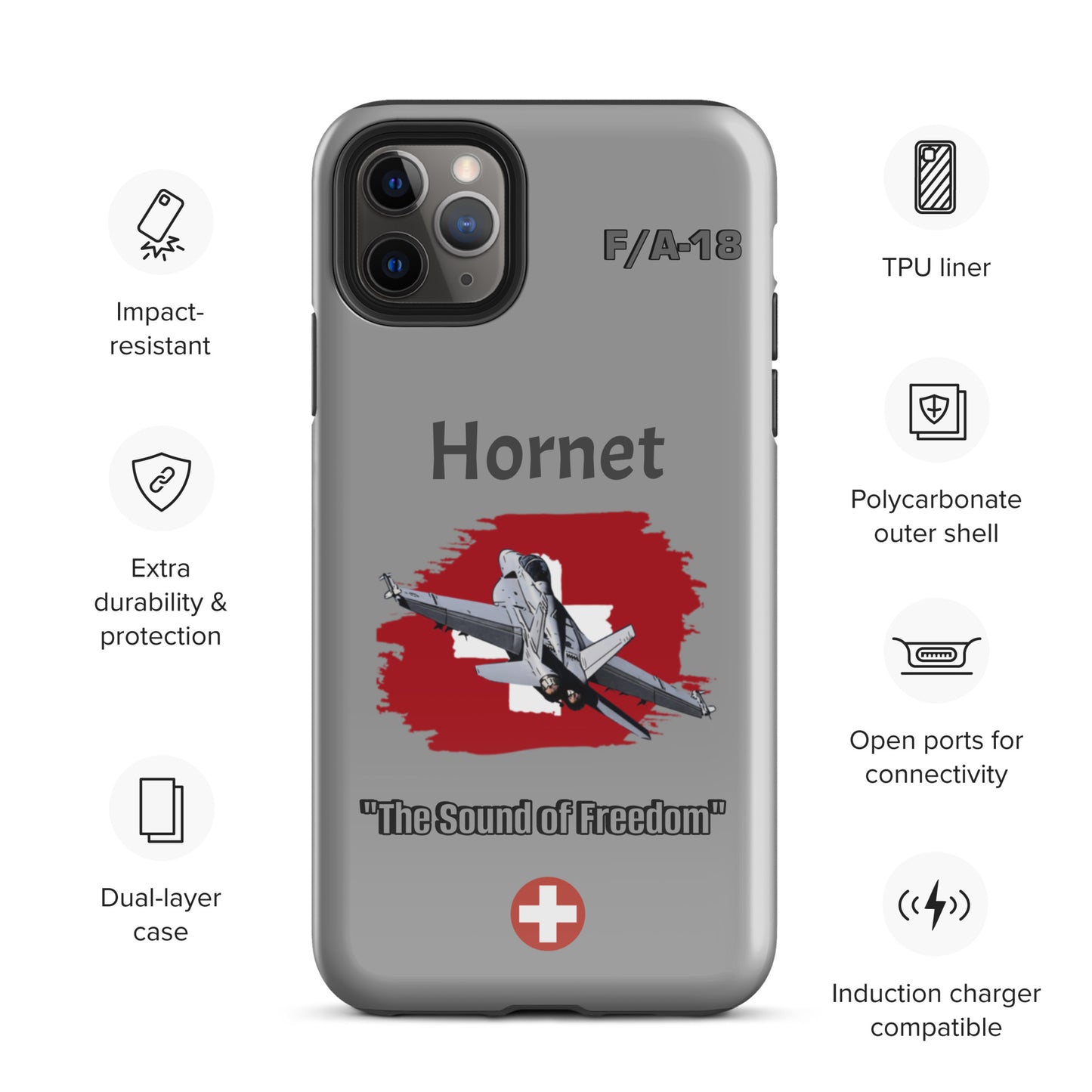 Swiss Hornet Patriot iPhone Case