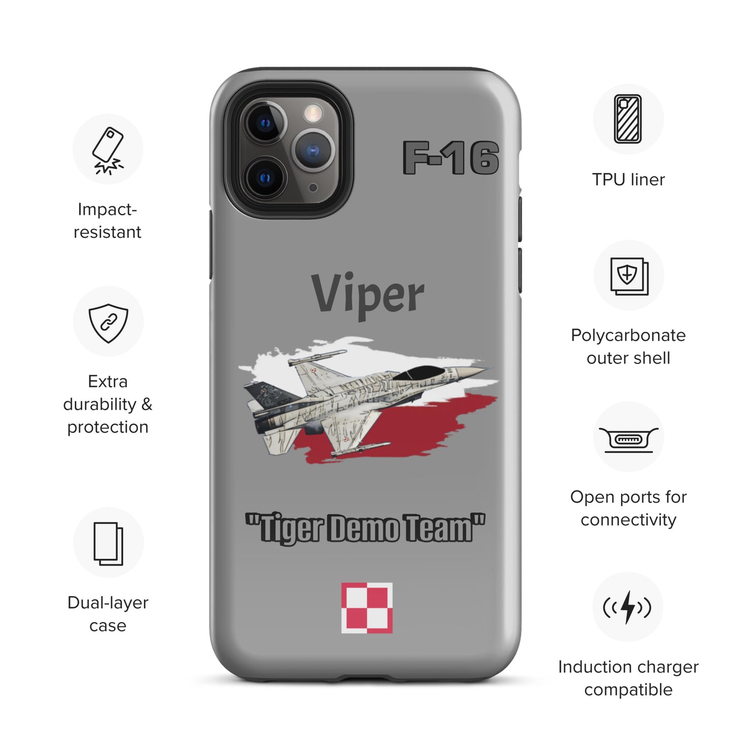 Poland Tiger Demo Team iPhone Case