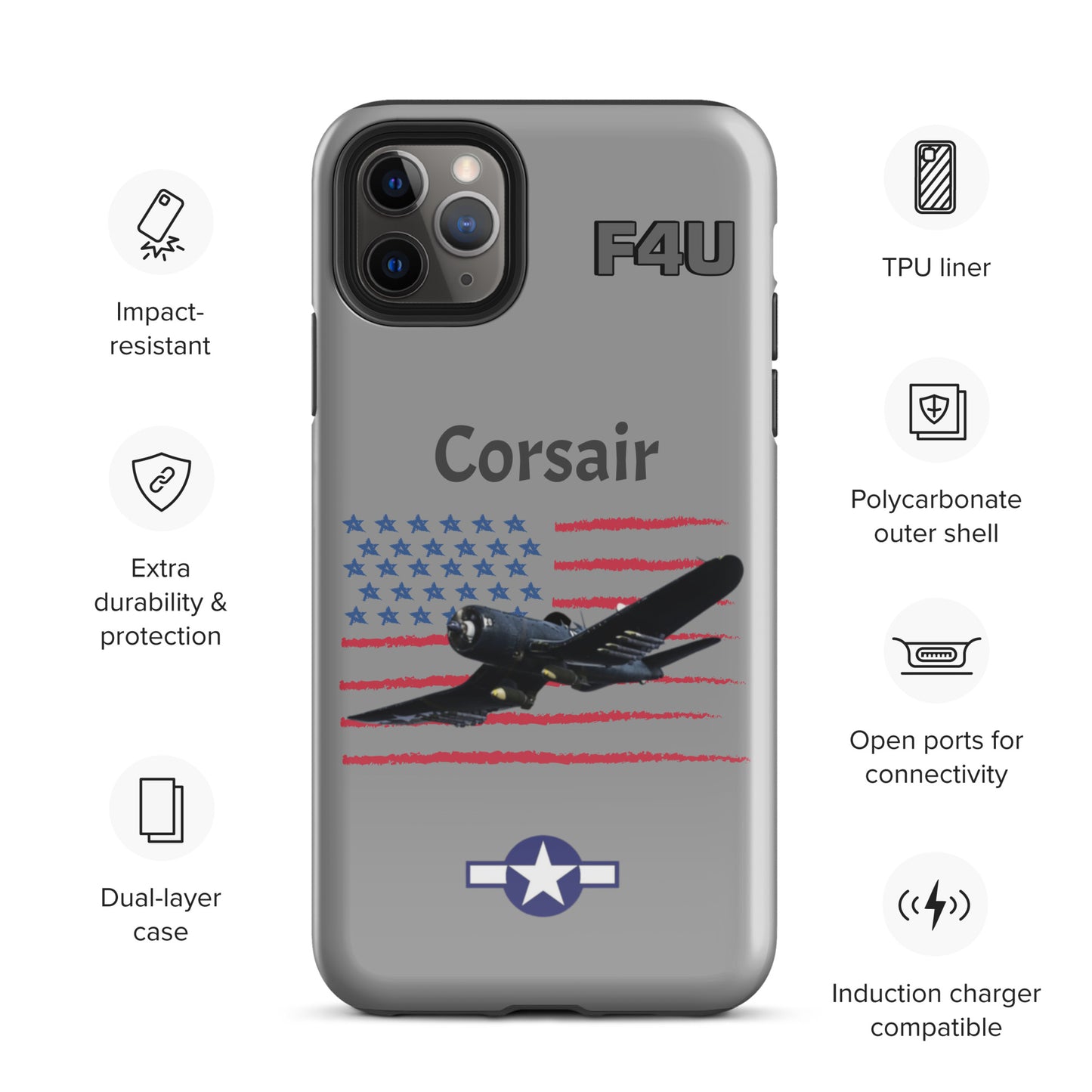 WWII Corsair Patriot iPhone Case
