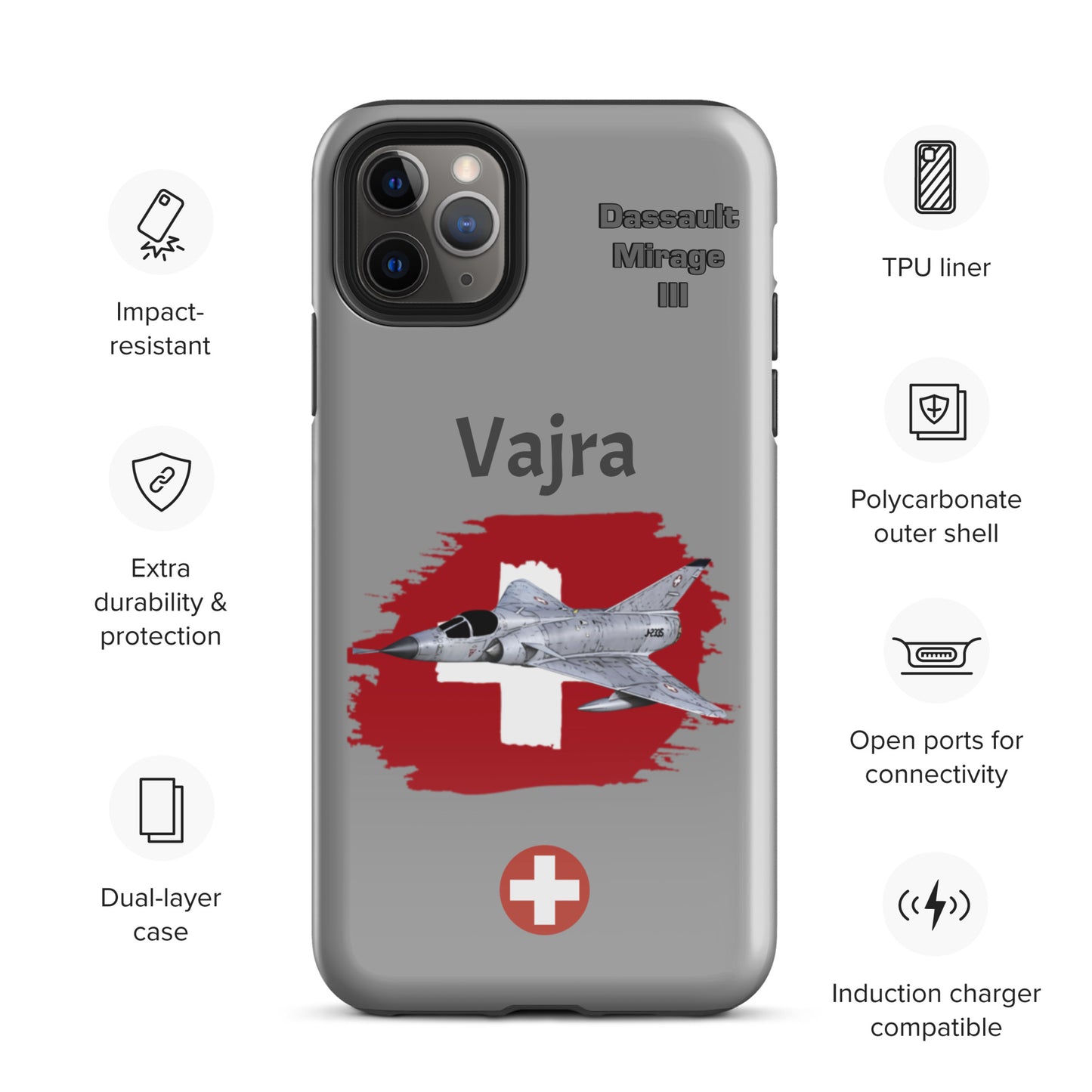 Swiss Mirage Patriot iPhone Case