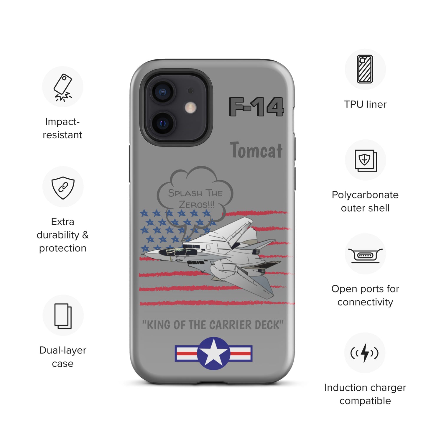 Patriot Tomcat iPhone Case