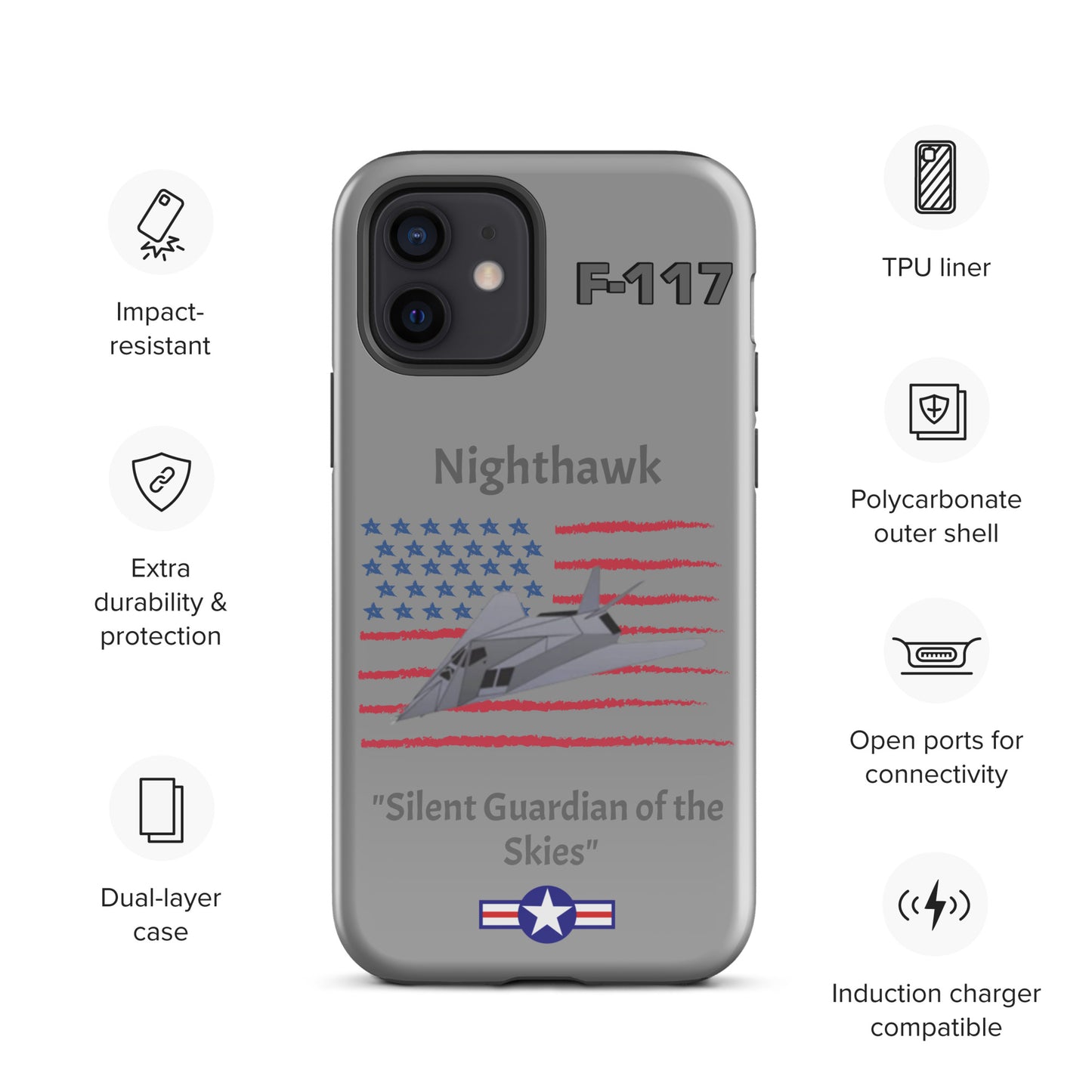 Nighthawk Patriot iPhone Case