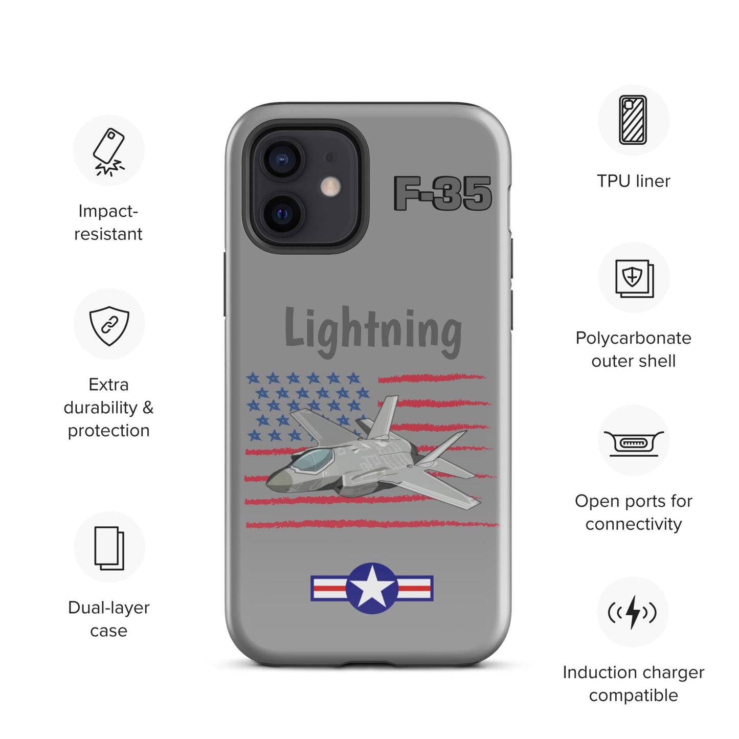 LightningStrike iPhone Case (Without Quotes)