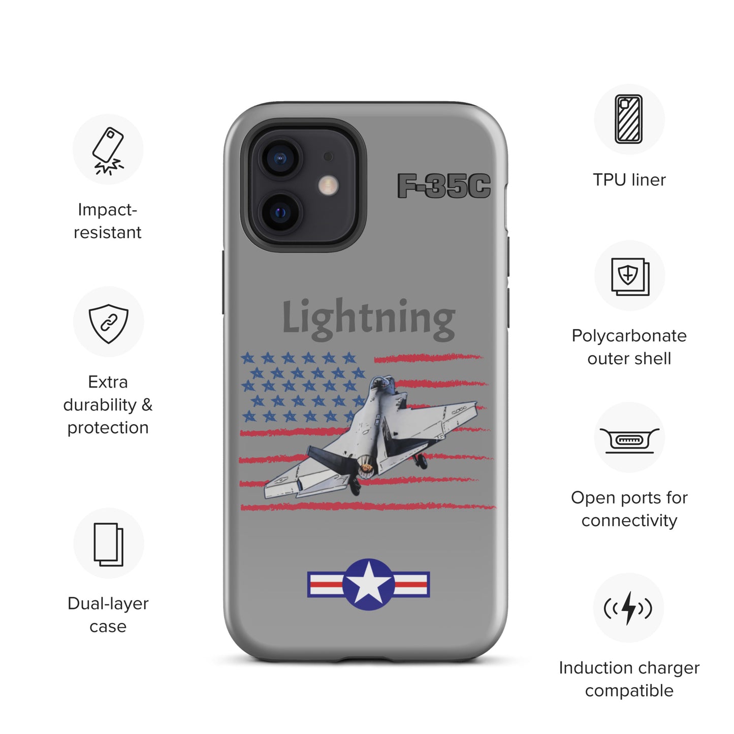 Wings Of Excellence iPhone Case (Without Quotes)