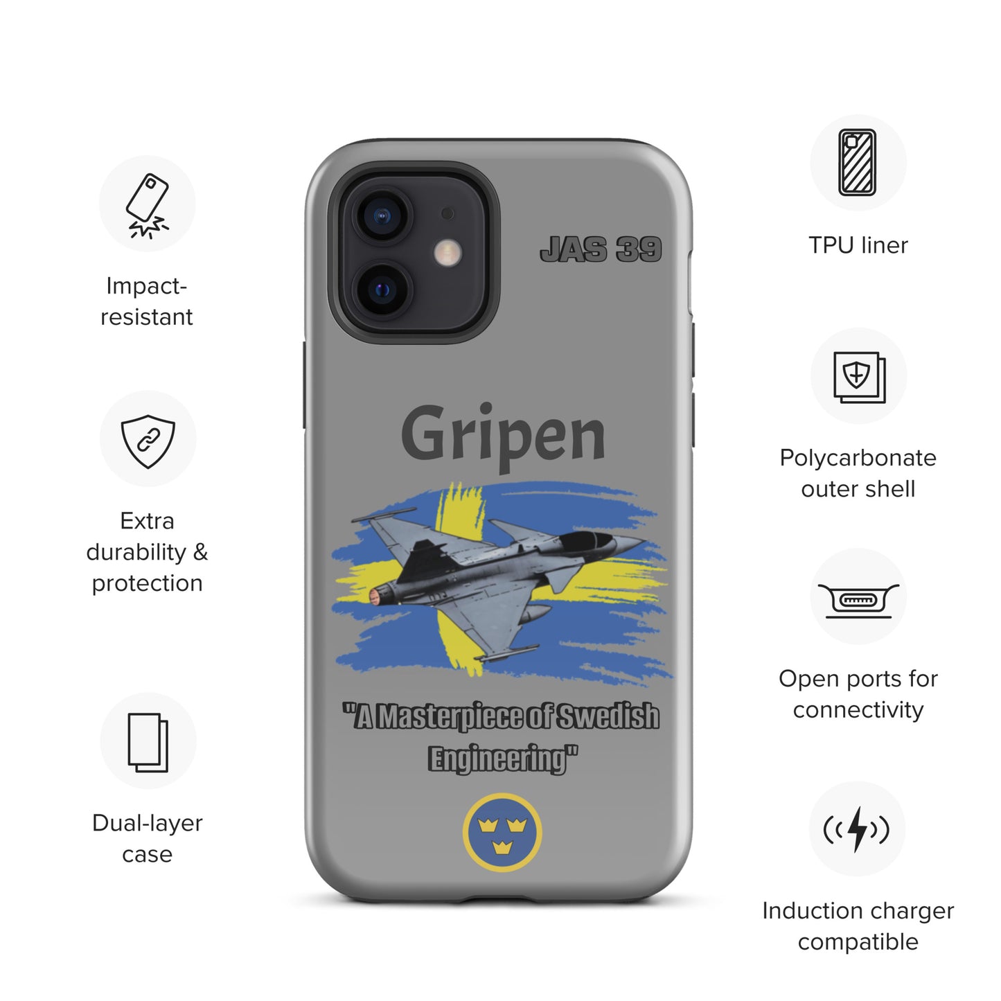 Gripen Patriot iPhone Case