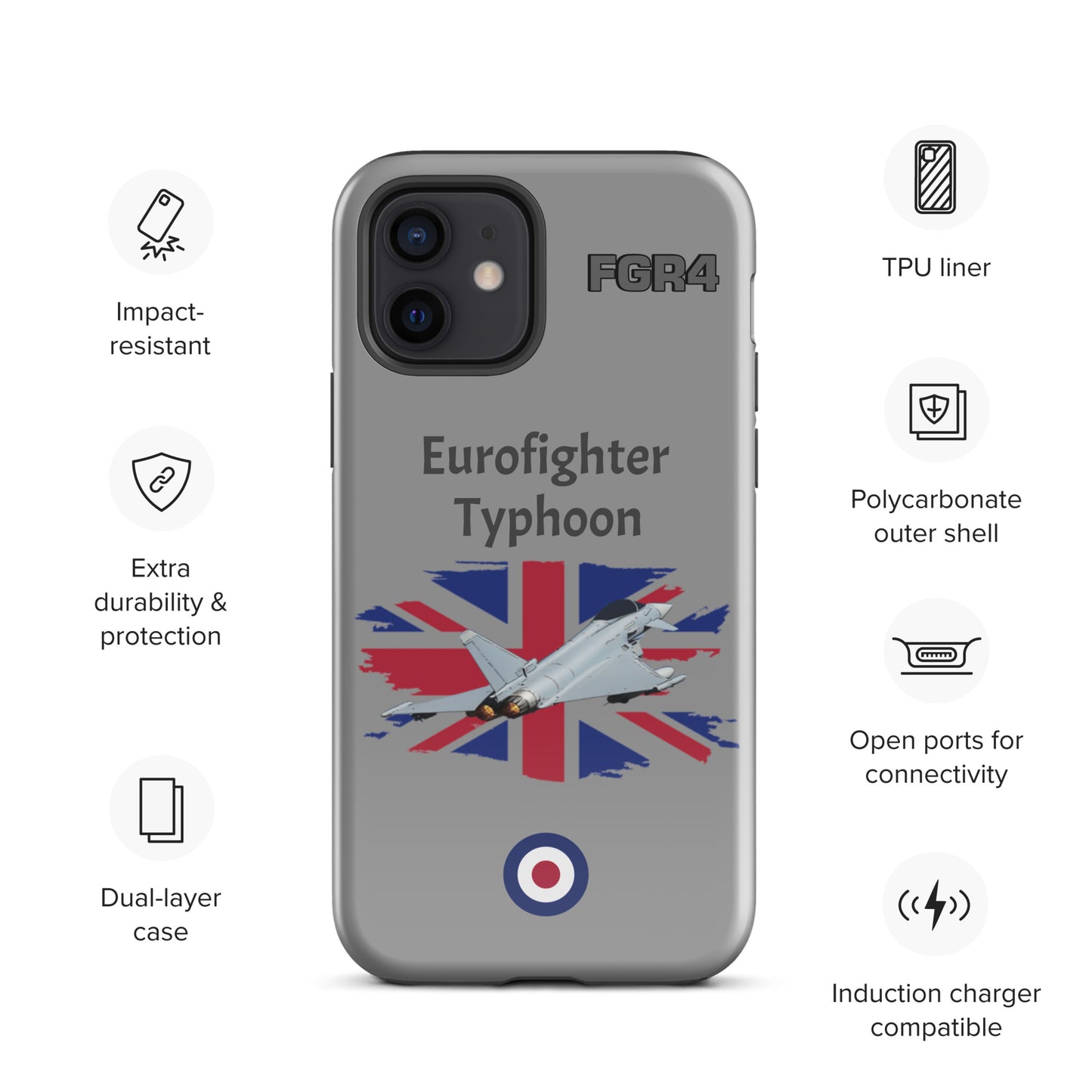 Typhoon Patriot iPhone Case (Without Quotes)