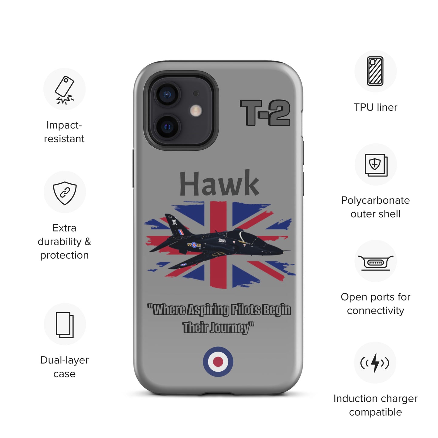 Hawk Patriot iPhone Case