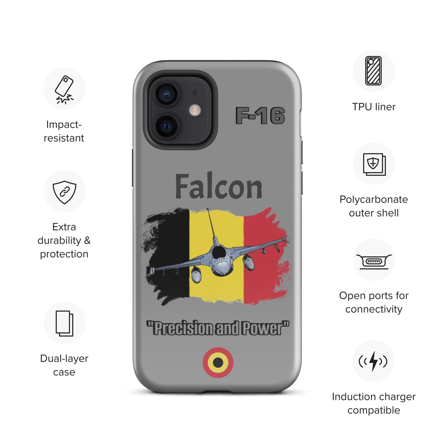 Belgium Falcon Patriot iPhone Case