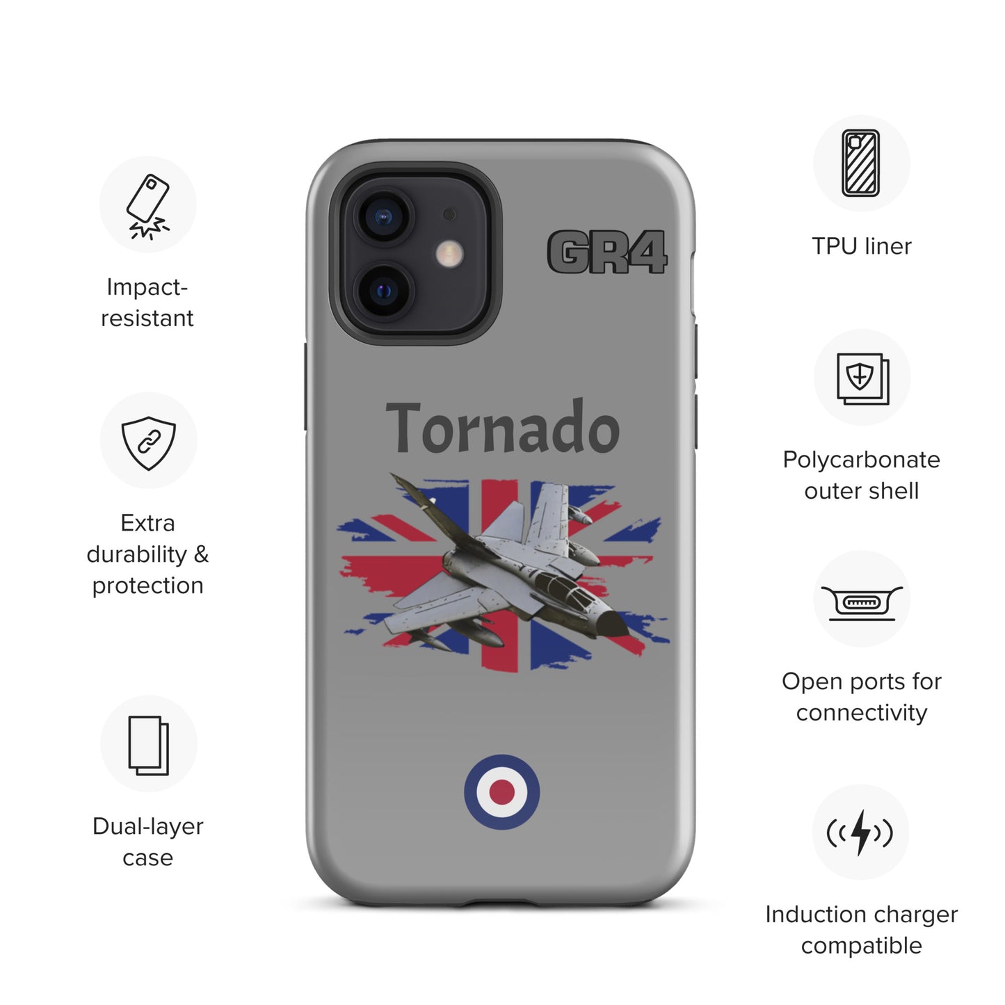 British Tornado Patriot iPhone Case (Without Quotes)