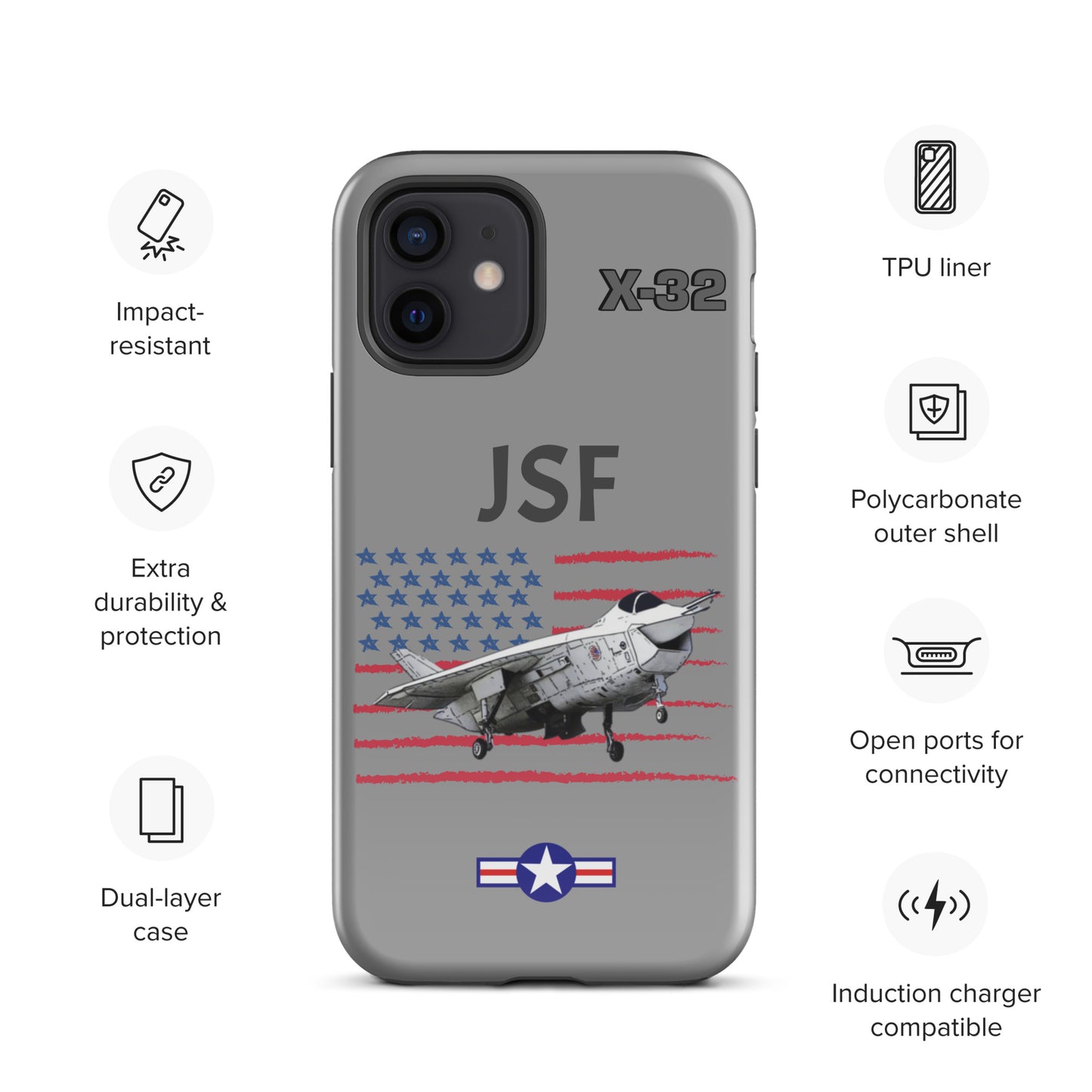JSF Patriot iPhone Case (Without Quotes)