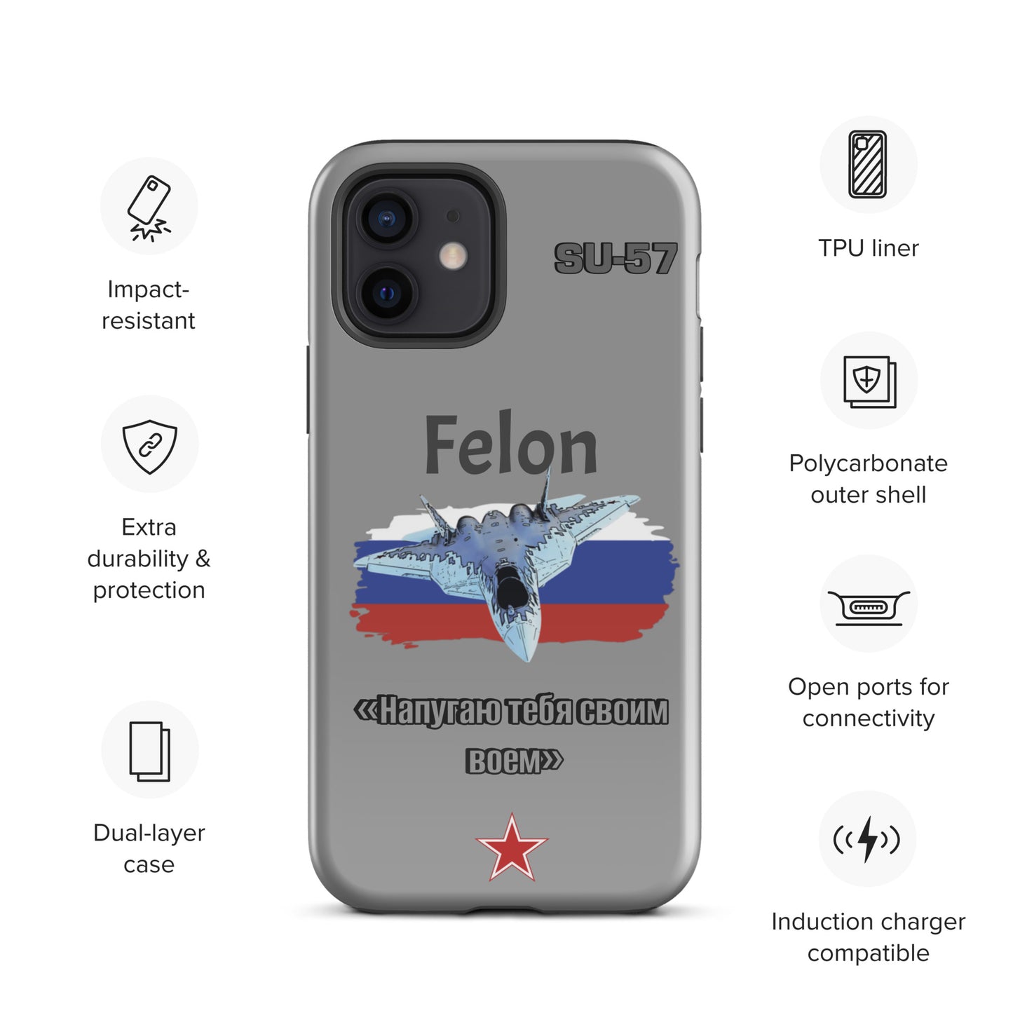 Felon Patriot iPhone Case