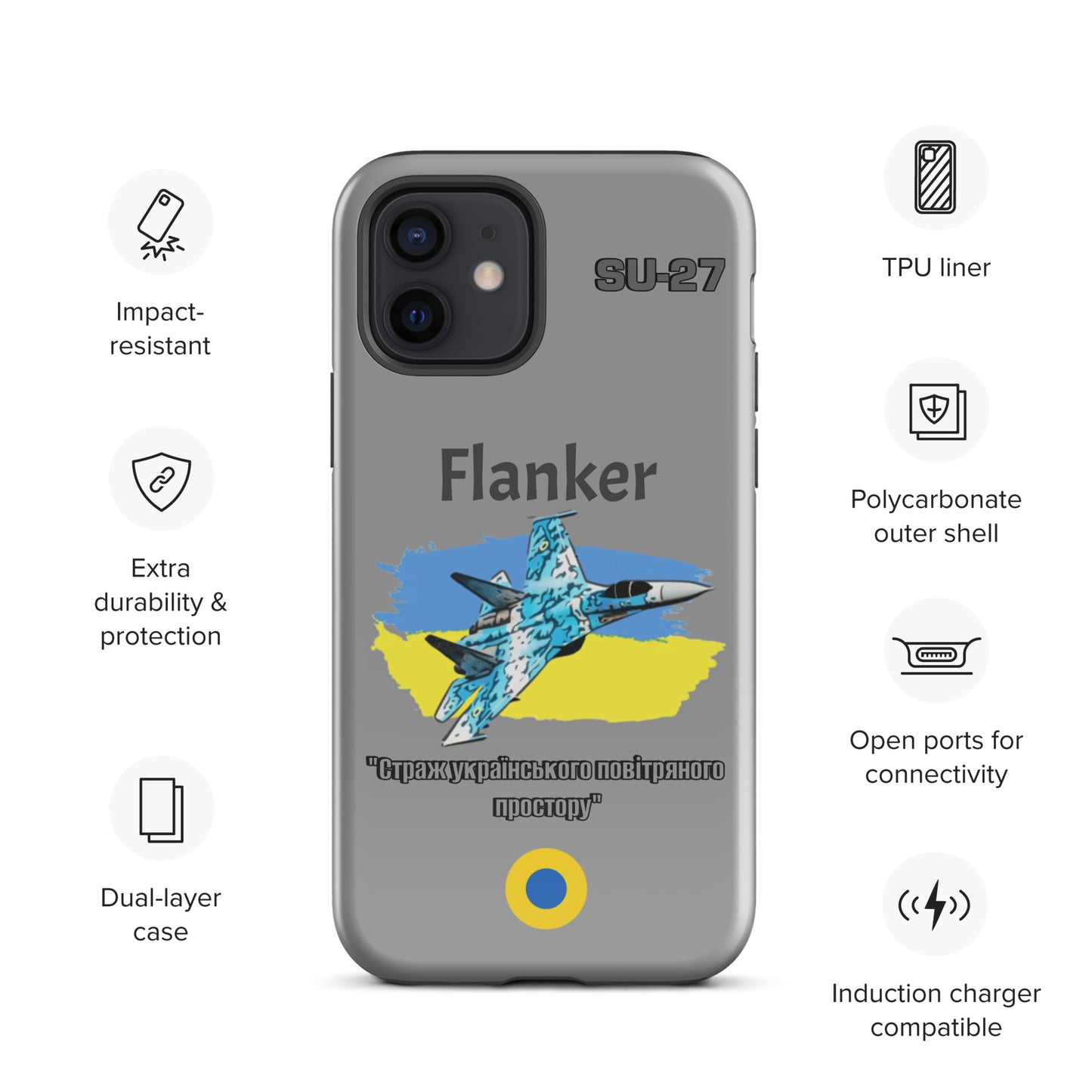 Ukrainian Flanker Patriot iPhone Case