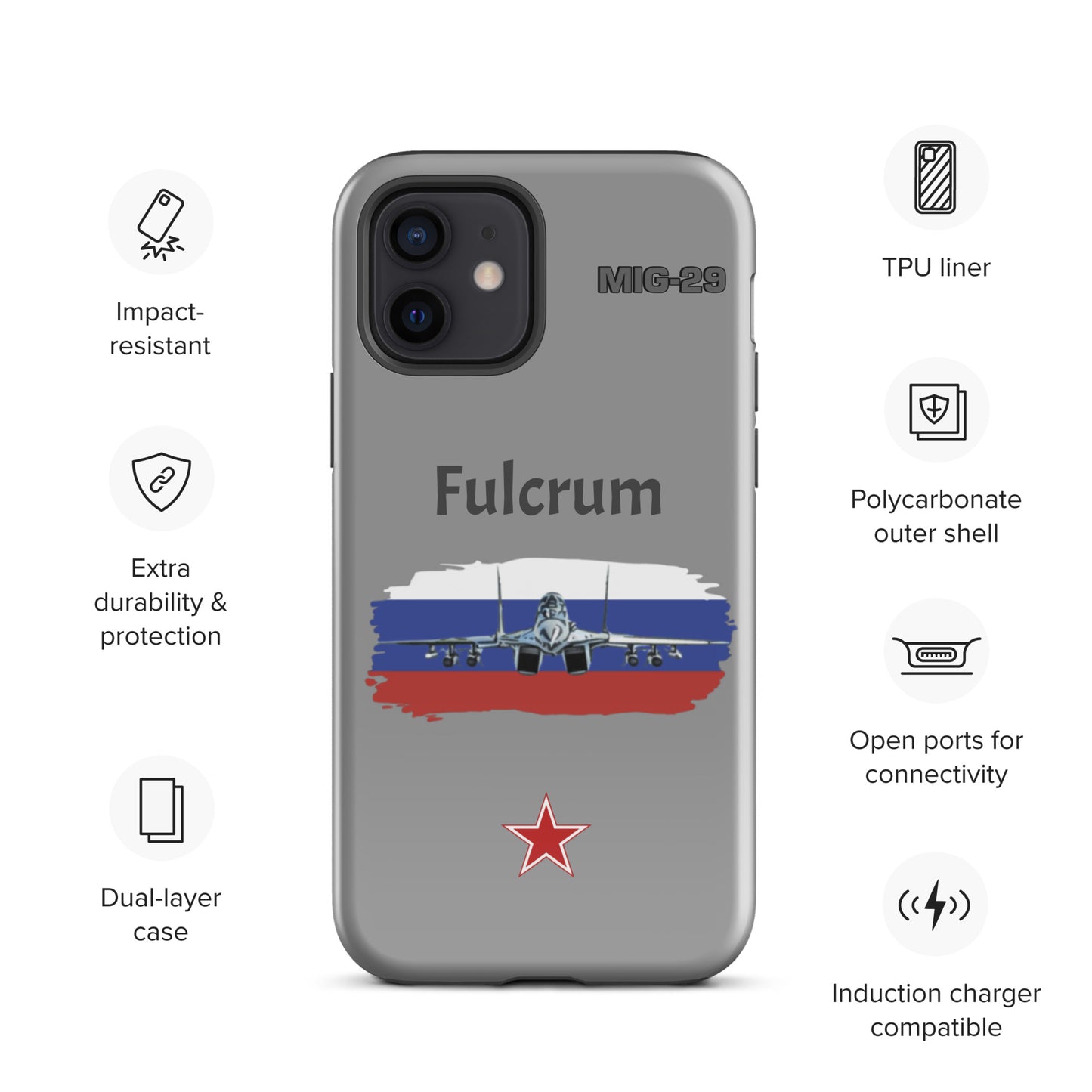 Fulcrum Patriot iPhone Case (Without Quotes)