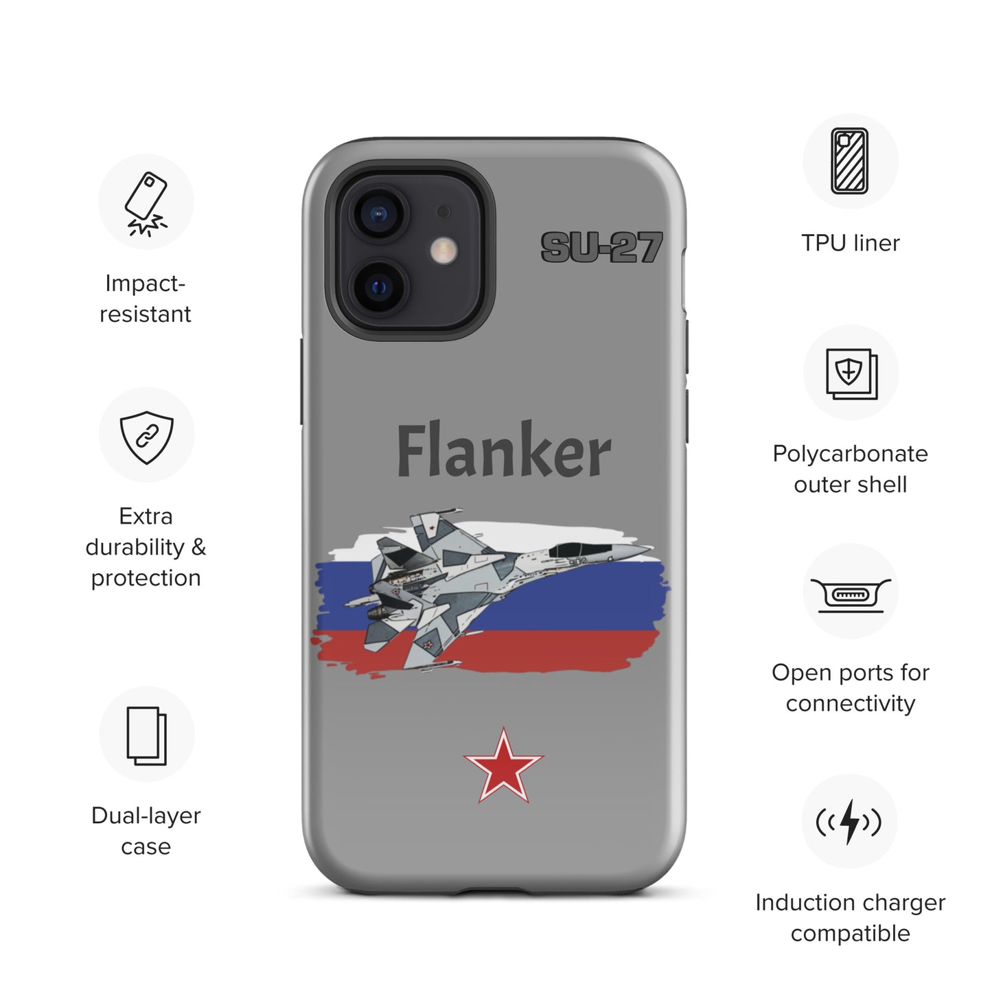 Flanker Patriot iPhone Case (Without Quotes)