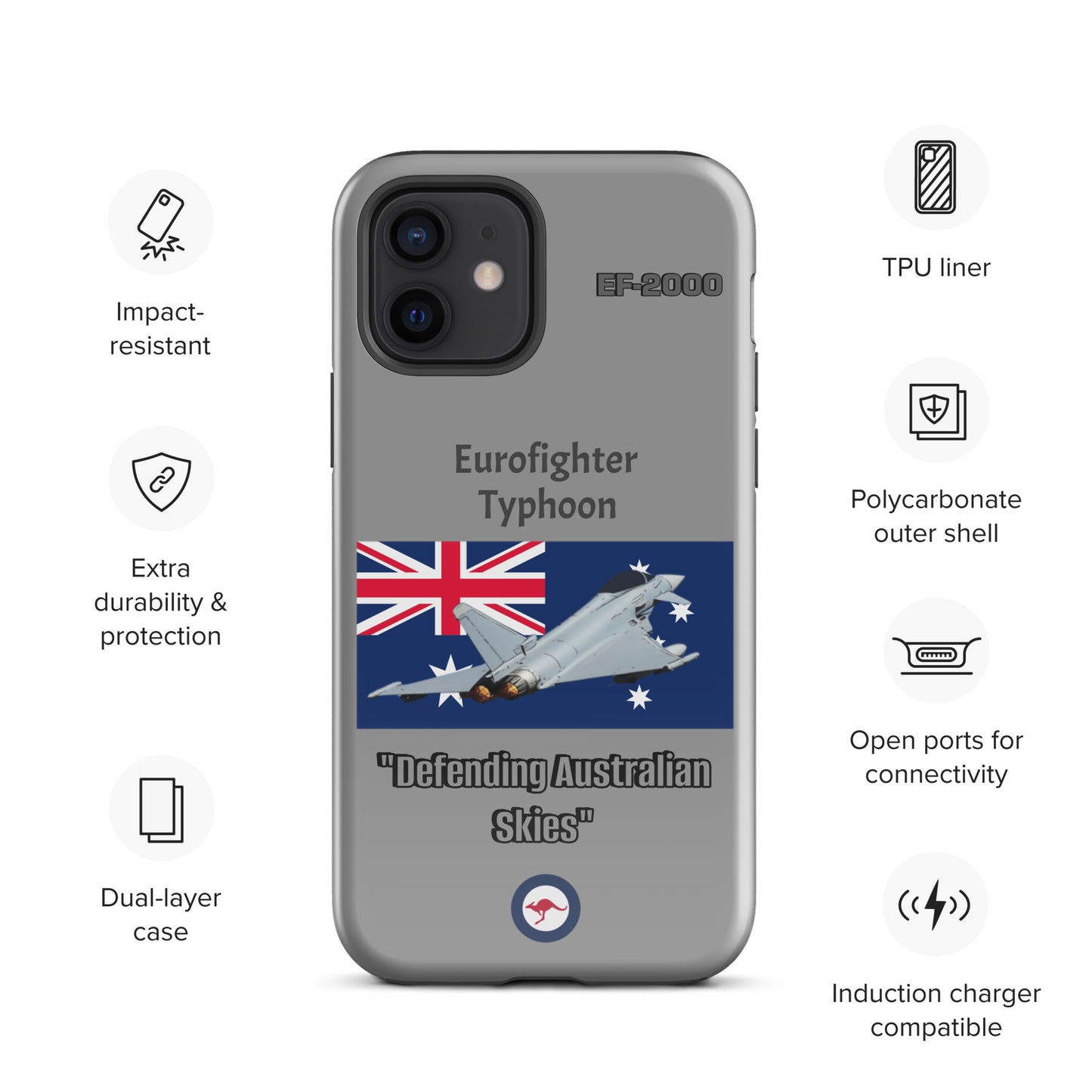 Australian Typhoon Patriot iPhone Case