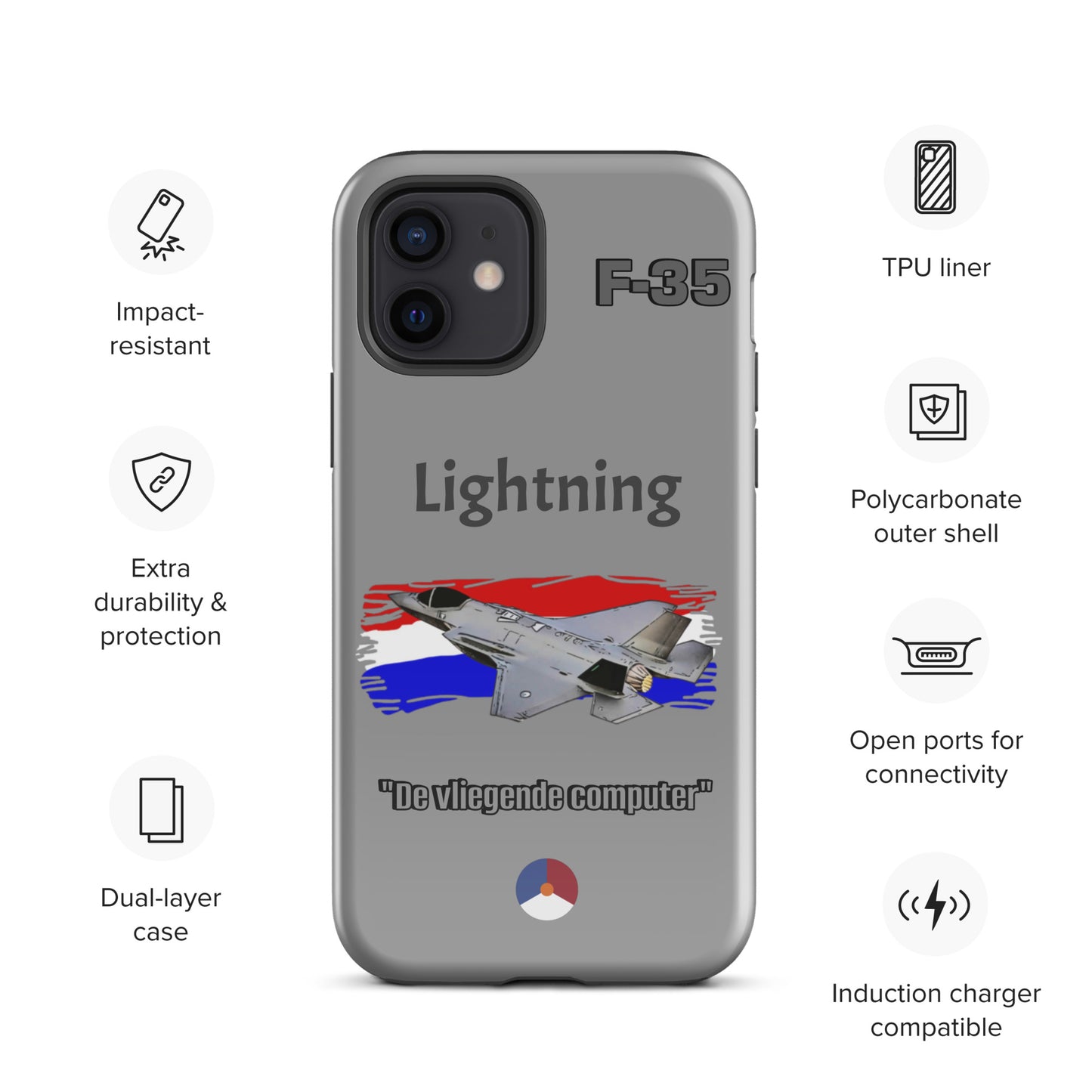 Dutch Lightning Patriot iPhone Case