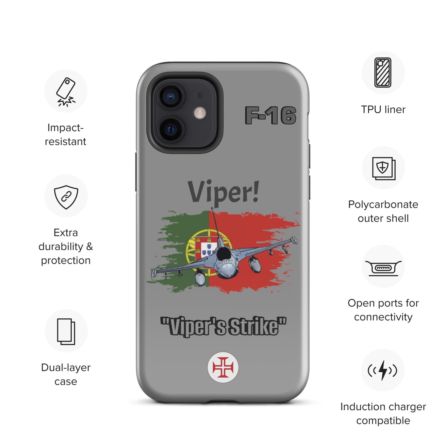 Portuguese Viper Patriot iPhone Case