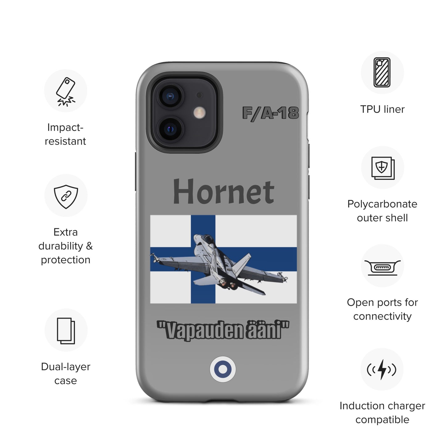Finnish Hornet Patriot iPhone Case