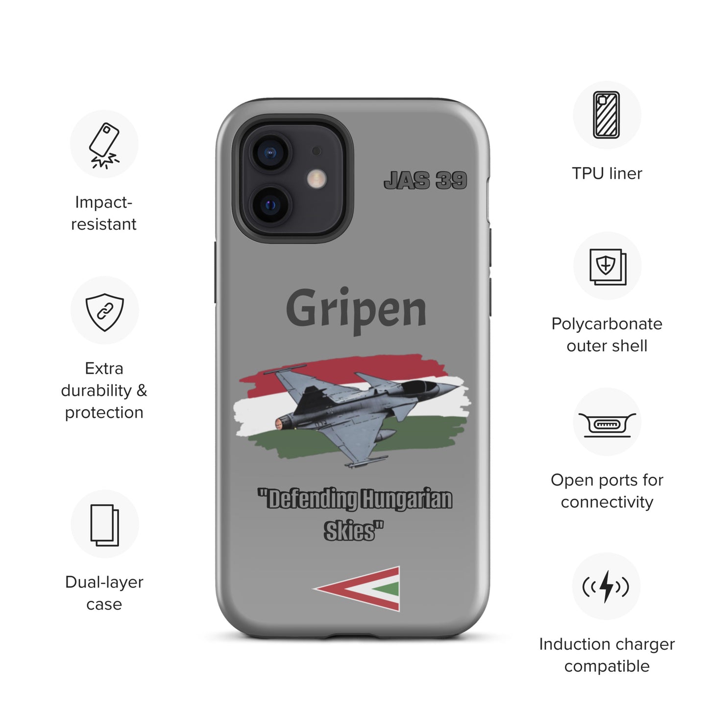 Hungarian Gripen Patriot iPhone Case
