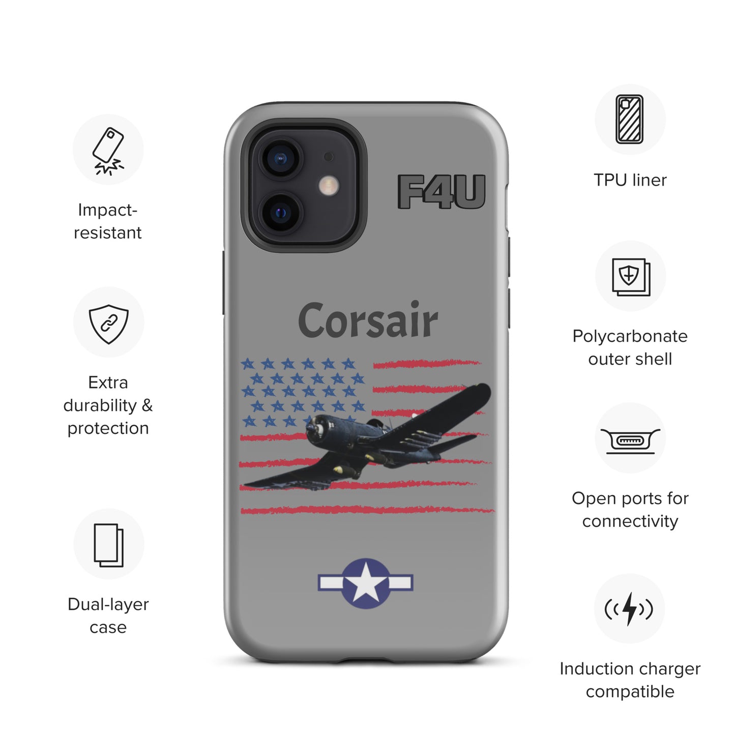 WWII Corsair Patriot iPhone Case