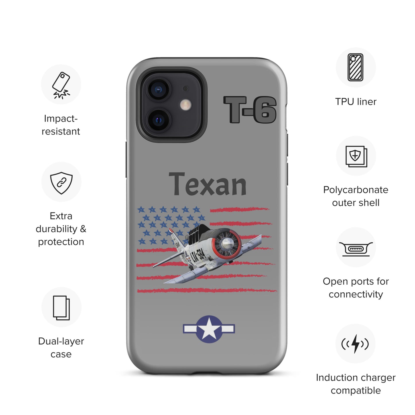 WWII Texan Patriot iPhone Case