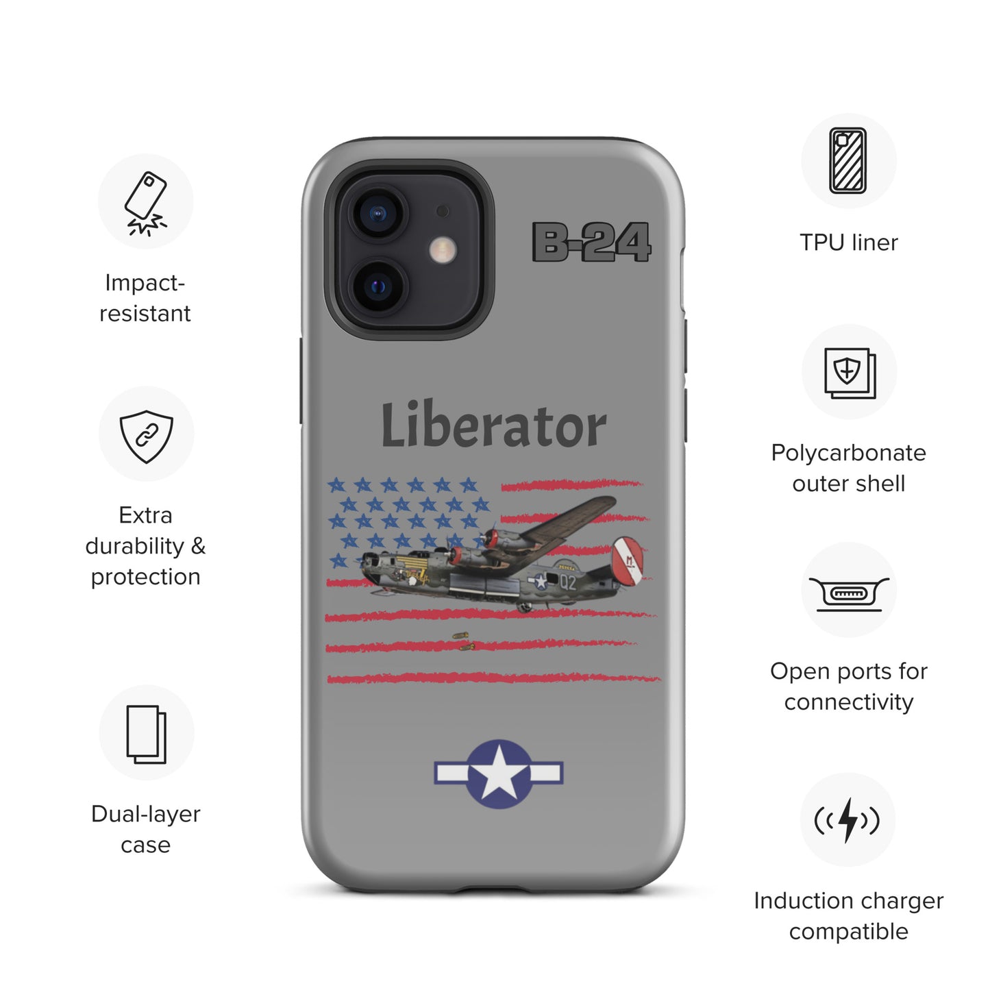WWII Liberator Patriot iPhone Case