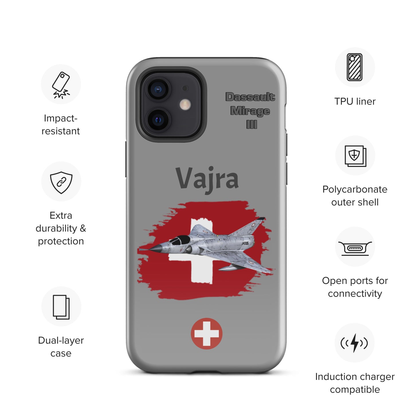 Swiss Mirage Patriot iPhone Case