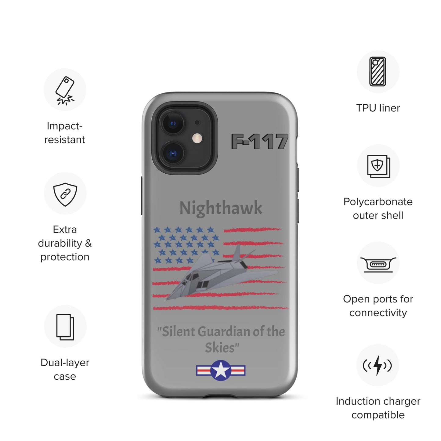 Nighthawk Patriot iPhone Case