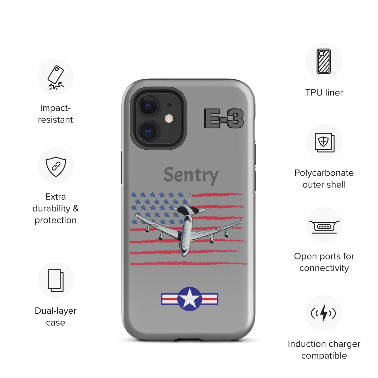 Sentry Patriot iPhone Case (Without Quotes)