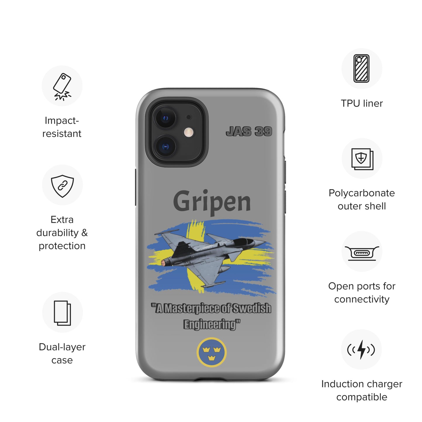Gripen Patriot iPhone Case