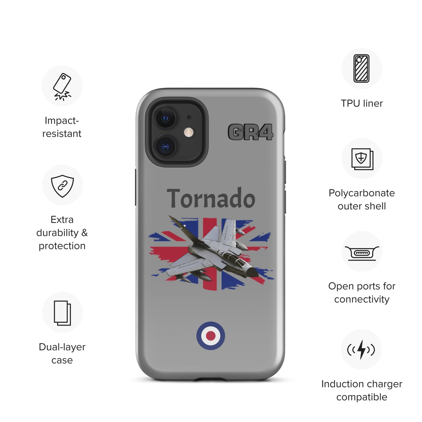 British Tornado Patriot iPhone Case (Without Quotes)