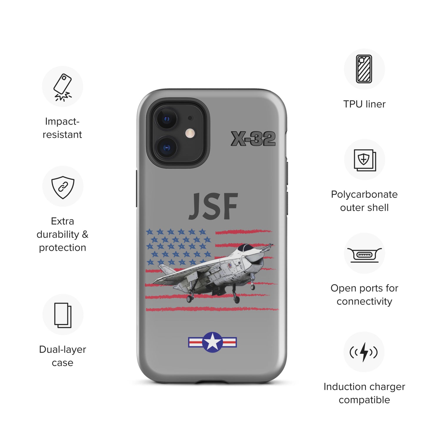 JSF Patriot iPhone Case (Without Quotes)
