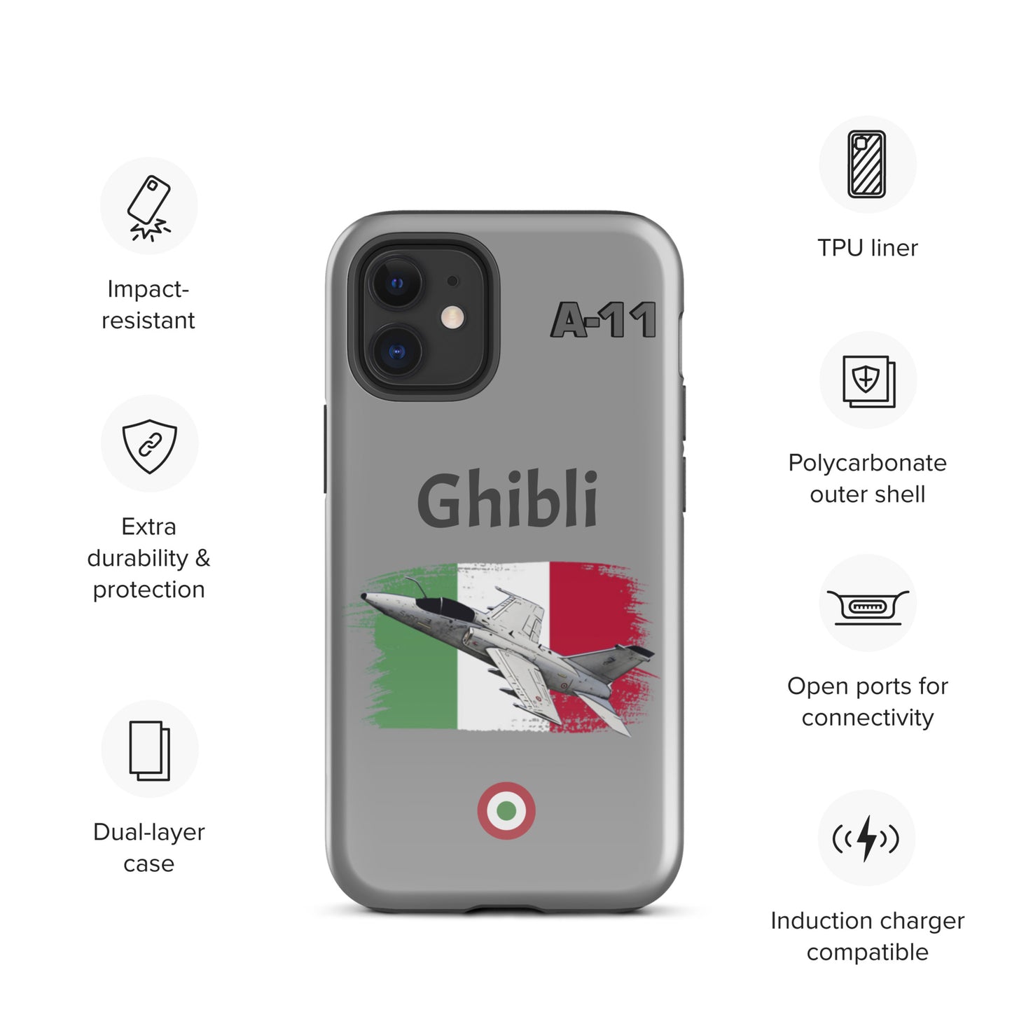 Ghibli Patriot iPhone Case (Without Quotes)