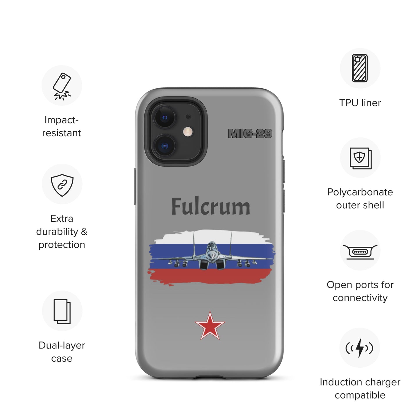 Fulcrum Patriot iPhone Case (Without Quotes)