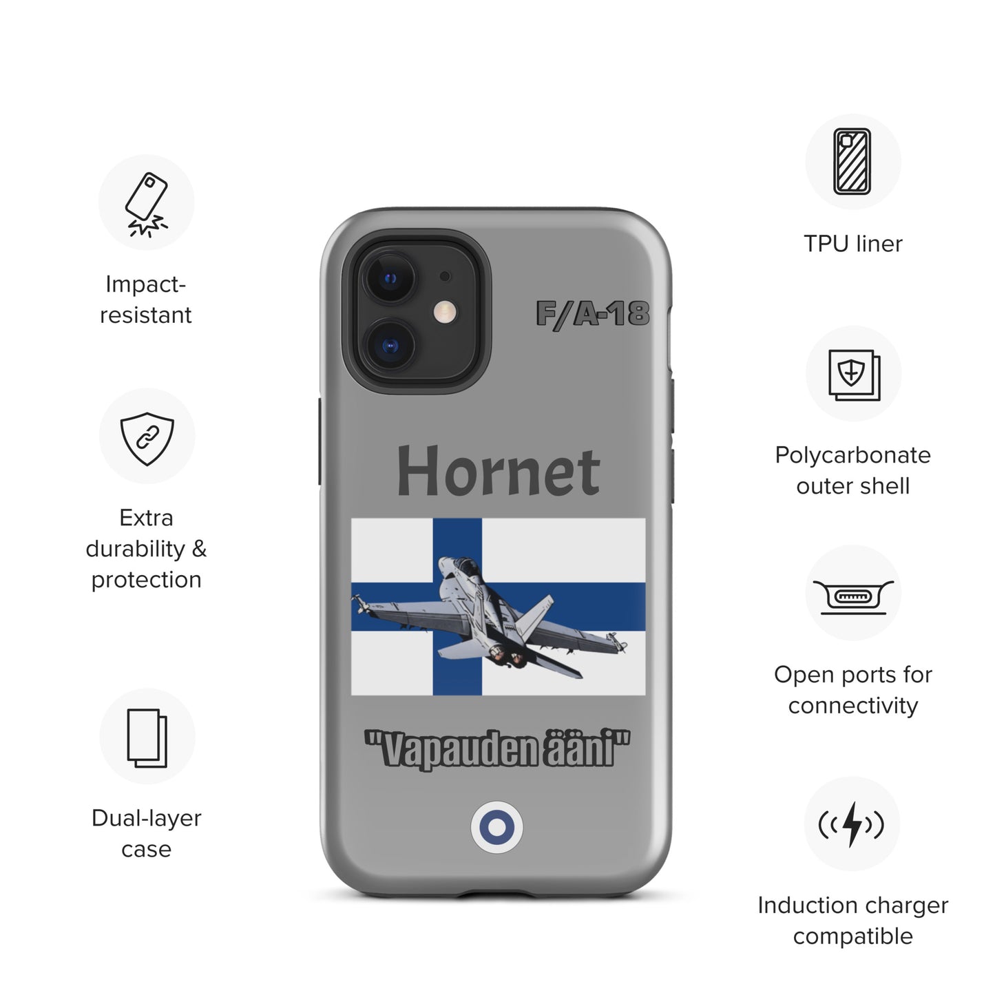 Finnish Hornet Patriot iPhone Case