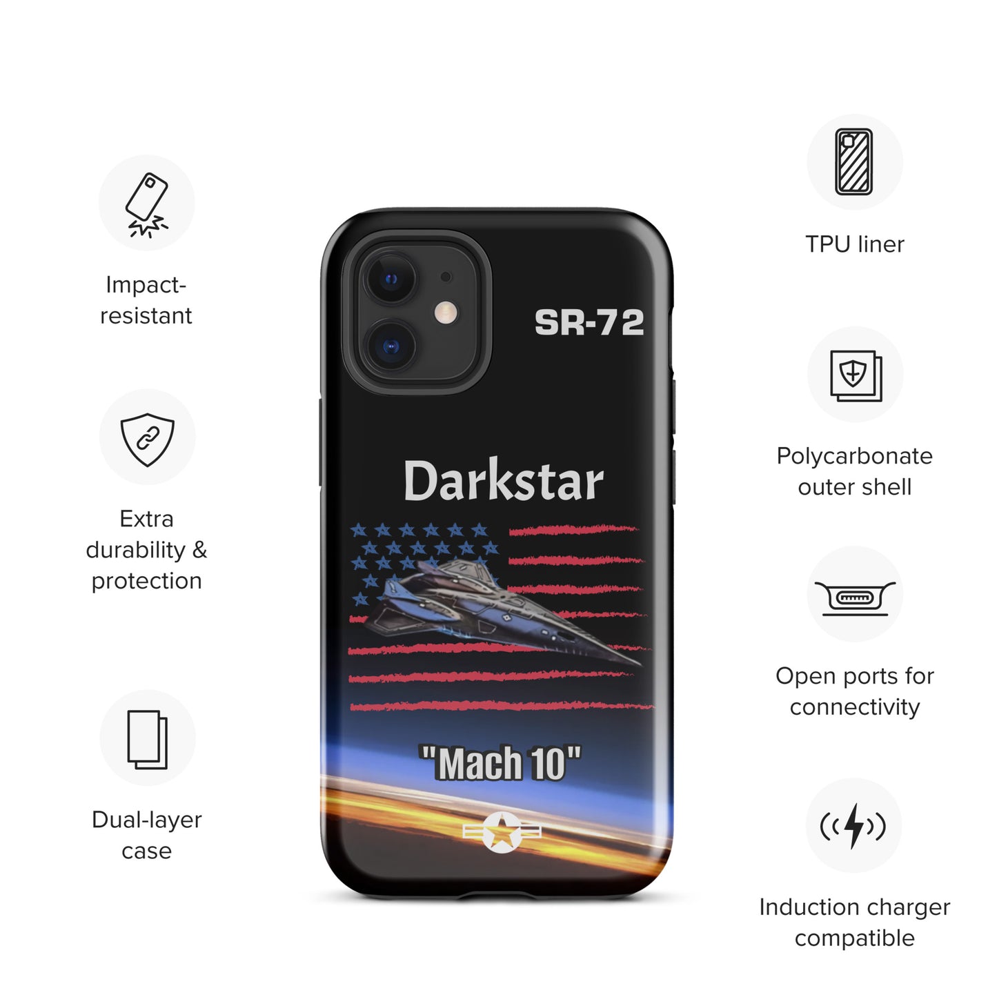 Darkstar Patriot iPhone Case
