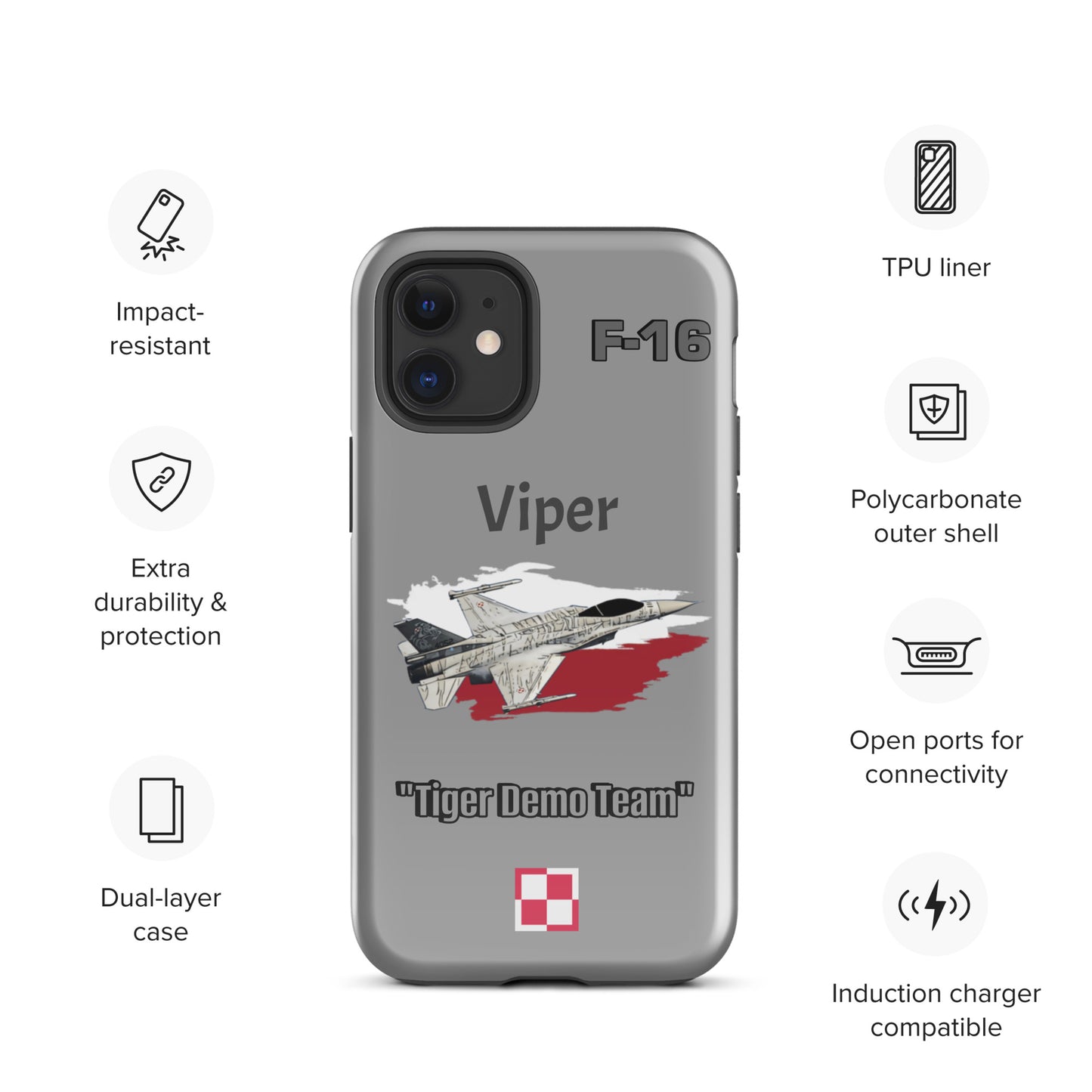 Poland Tiger Demo Team iPhone Case